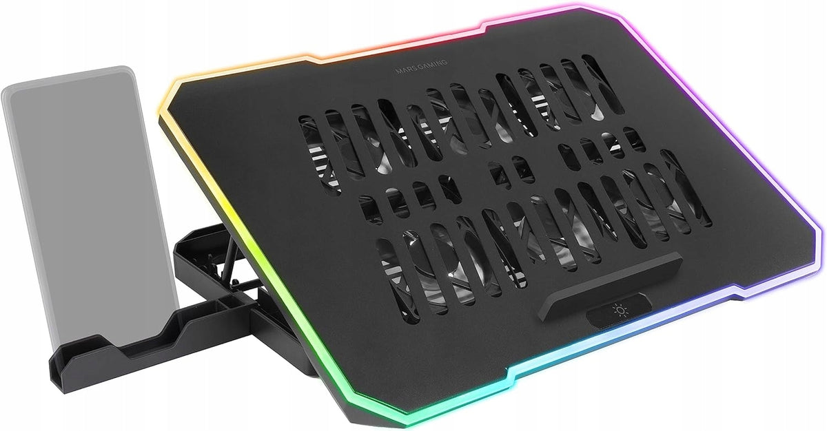 MNBC7, Inch Cooling Stand and Stand 16", 10 RGB Modes, 6