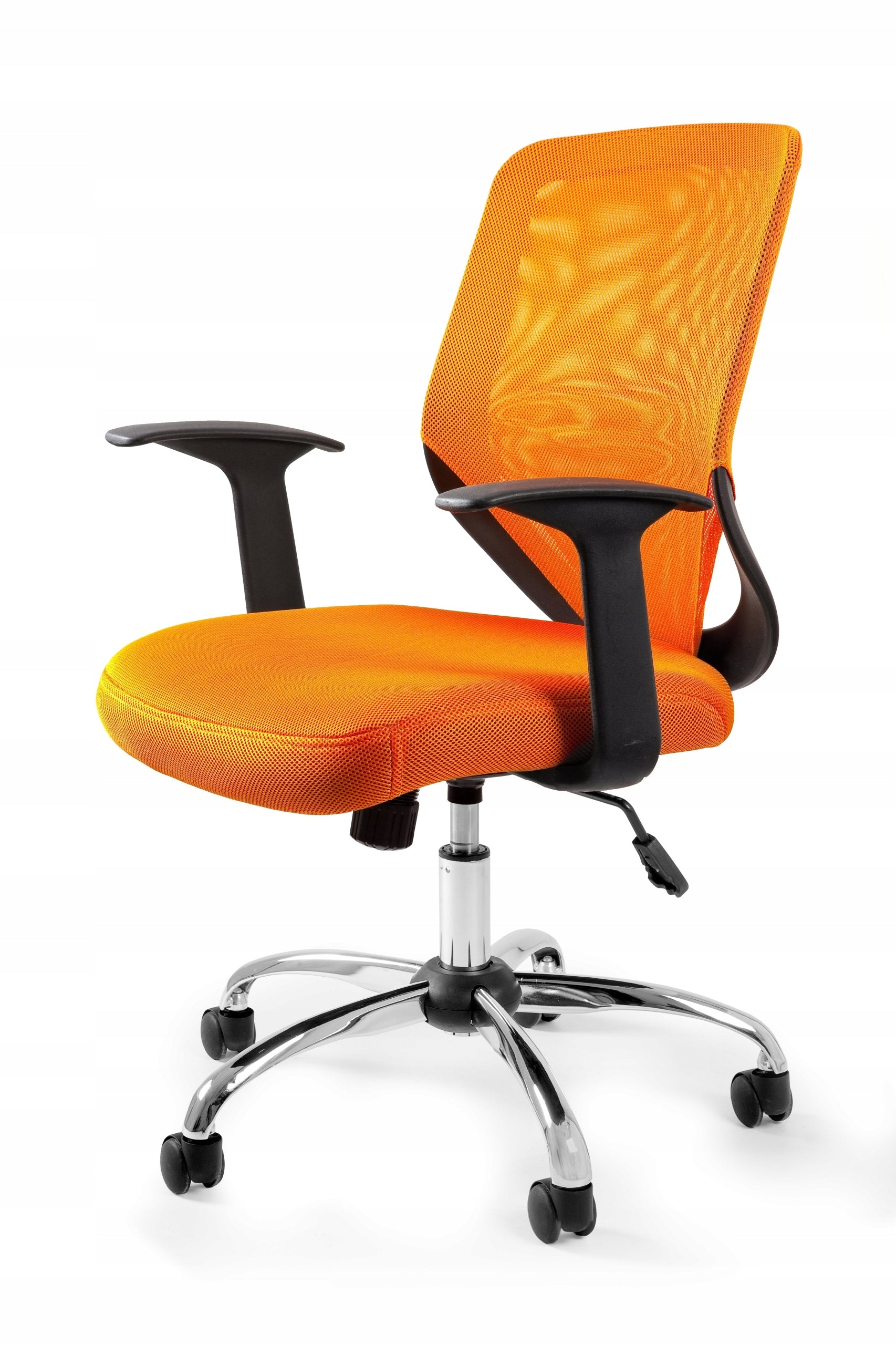 MOBI Orange Mesh Swivel Chair - Stylish Office Chair EAN (GTIN) 5908242403564