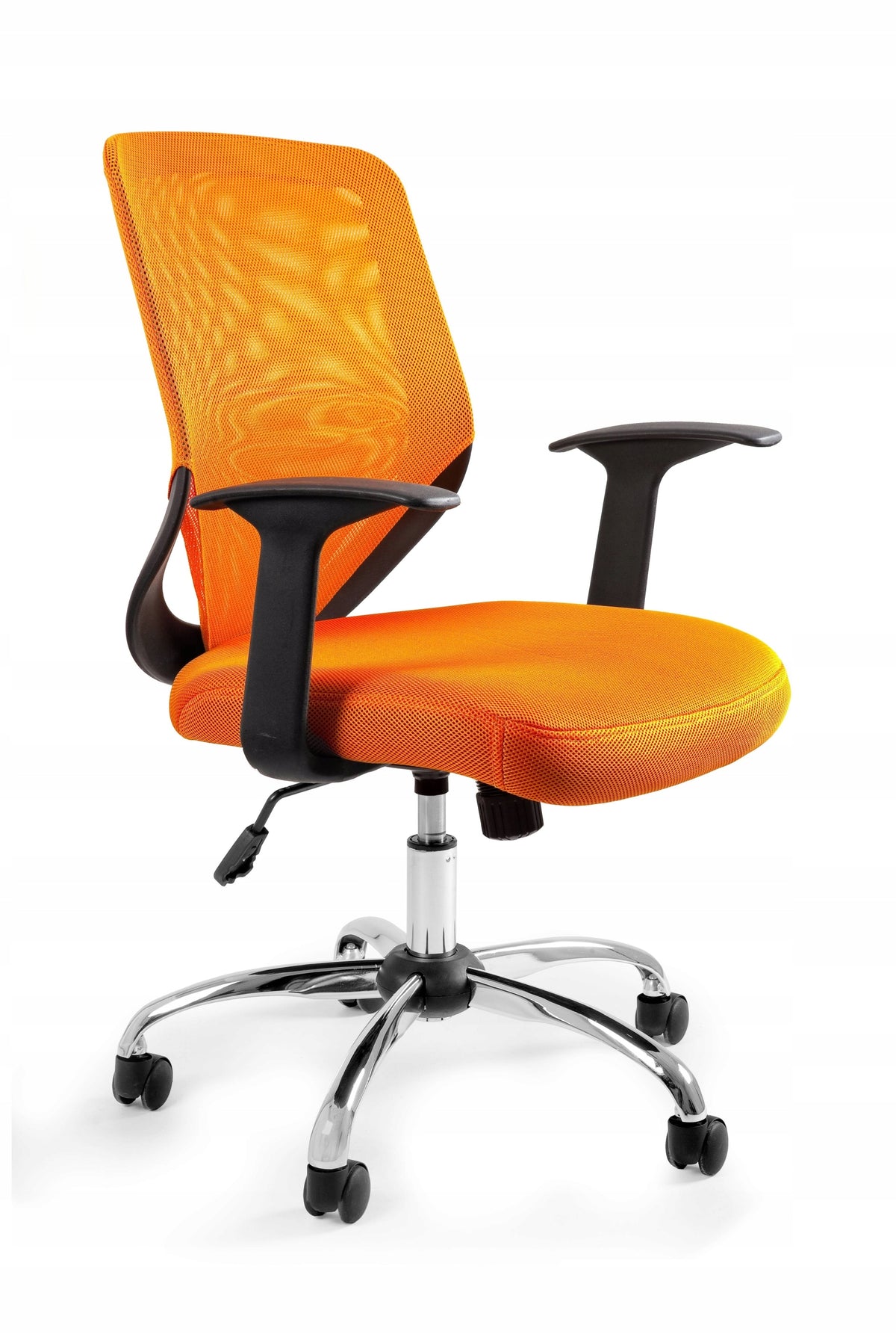 MOBI Orange Mesh Swivel Chair - Stylish Office Chair