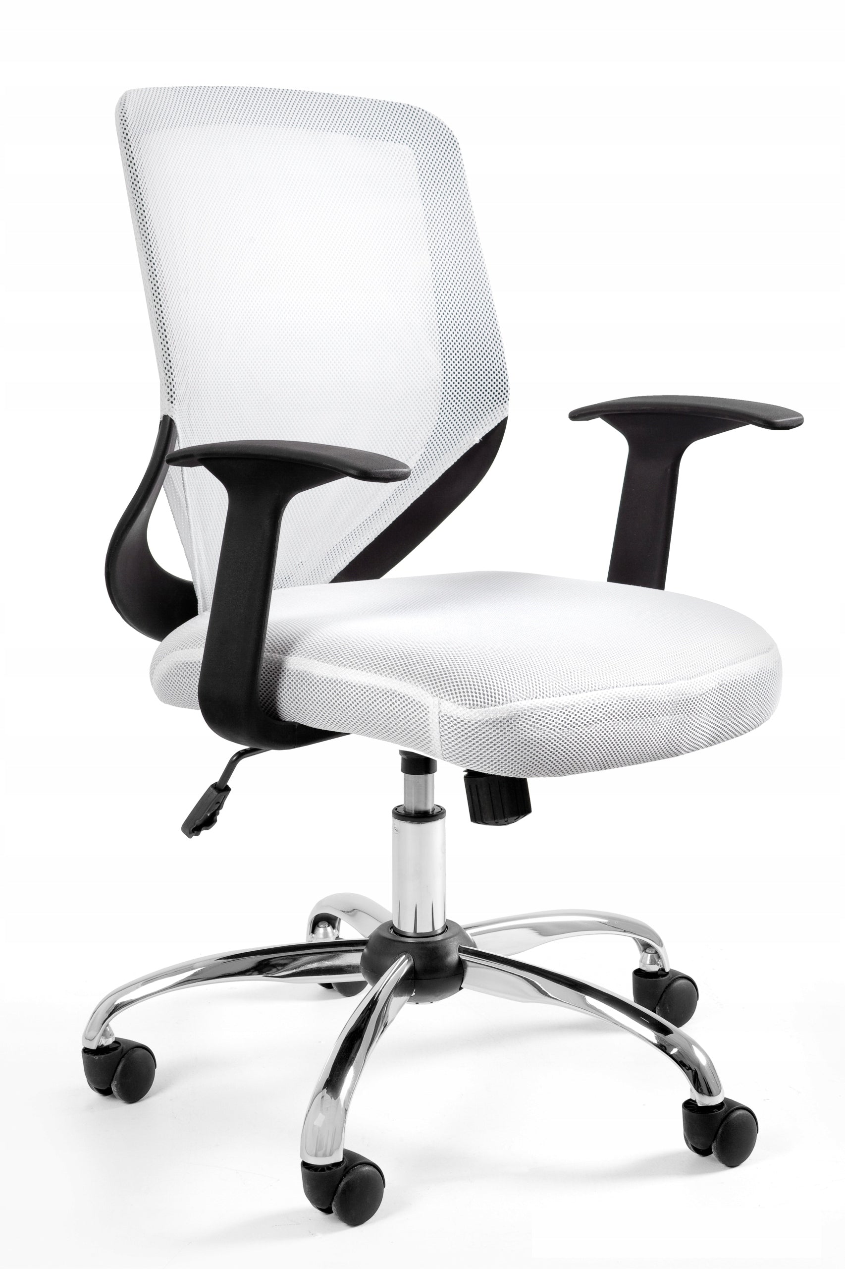 MOBI Swivel Chair White Office Mesh Chair