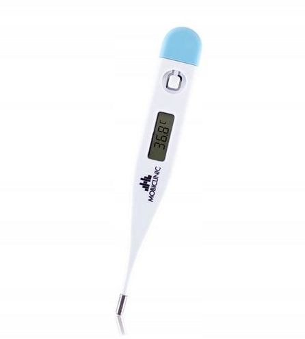 MOBICLINIC TH-02, DIGITAL THERMOMETER SPANISH BRAND RIGID WHITE Brand Mobiclinic
