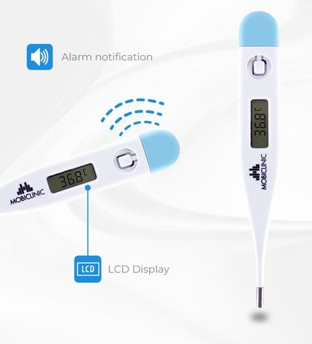 MOBICLINIC TH-02, DIGITAL THERMOMETER SPANISH BRAND RIGID WHITE EAN (GTIN) 8436036559779