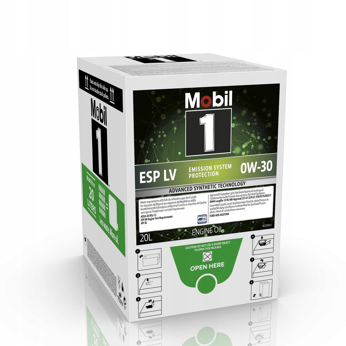 MOBIL 1 ESP LV 0W-30 Bag-in-Box 20L