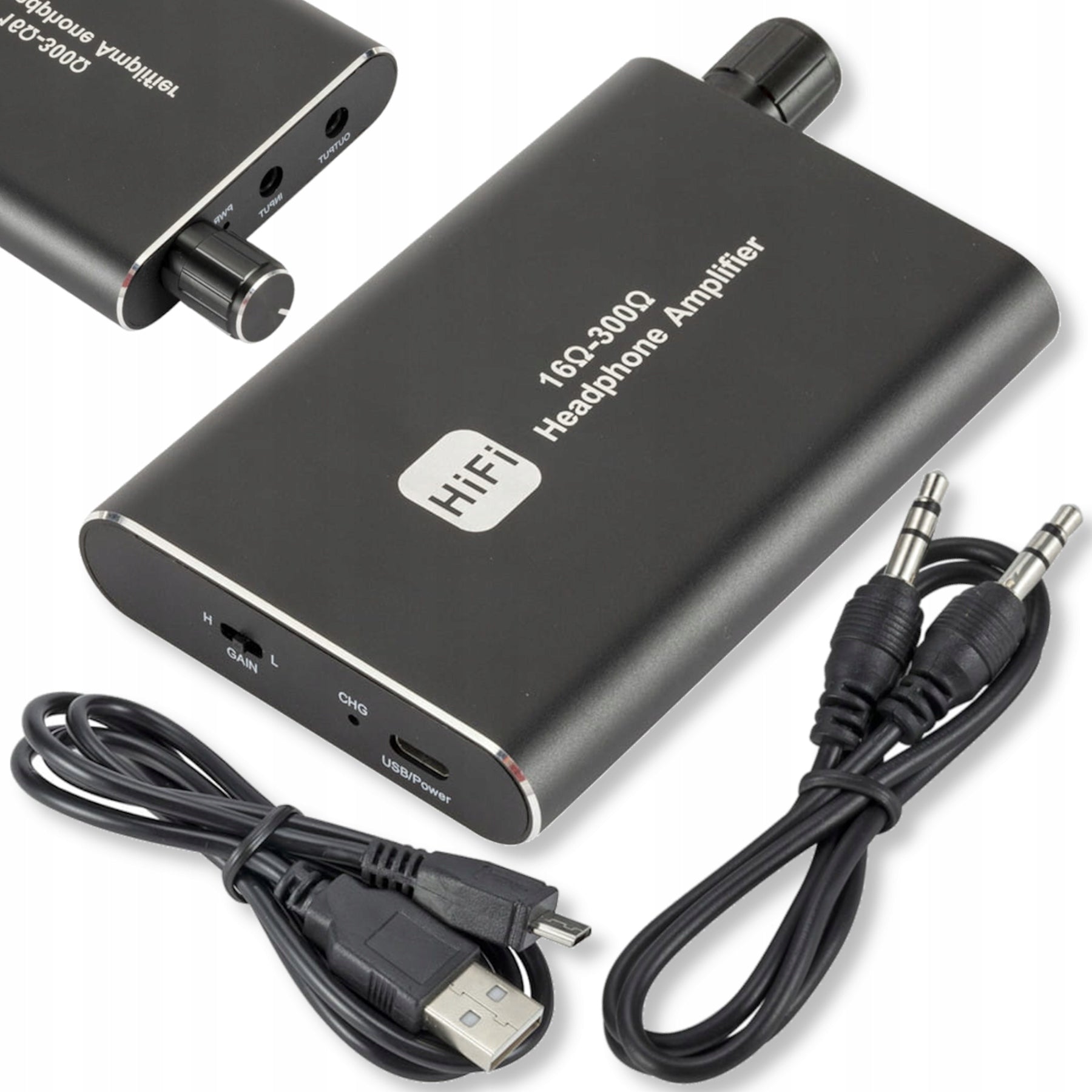 MOBILE HEADPHONE AMPLIFIER HIFI DAC 16-300OM AUX JACK 3.5MM HANDHELD Packaging status original
