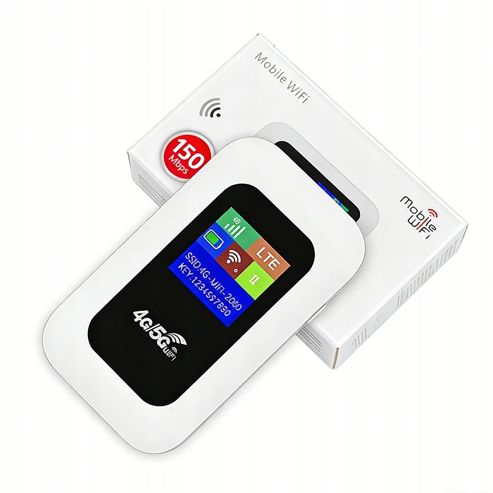 MOBILE HOTSPOT WI-FI 4G LTE | PORTABLE ROUTER MODEM WITH SIM Model 762647820808