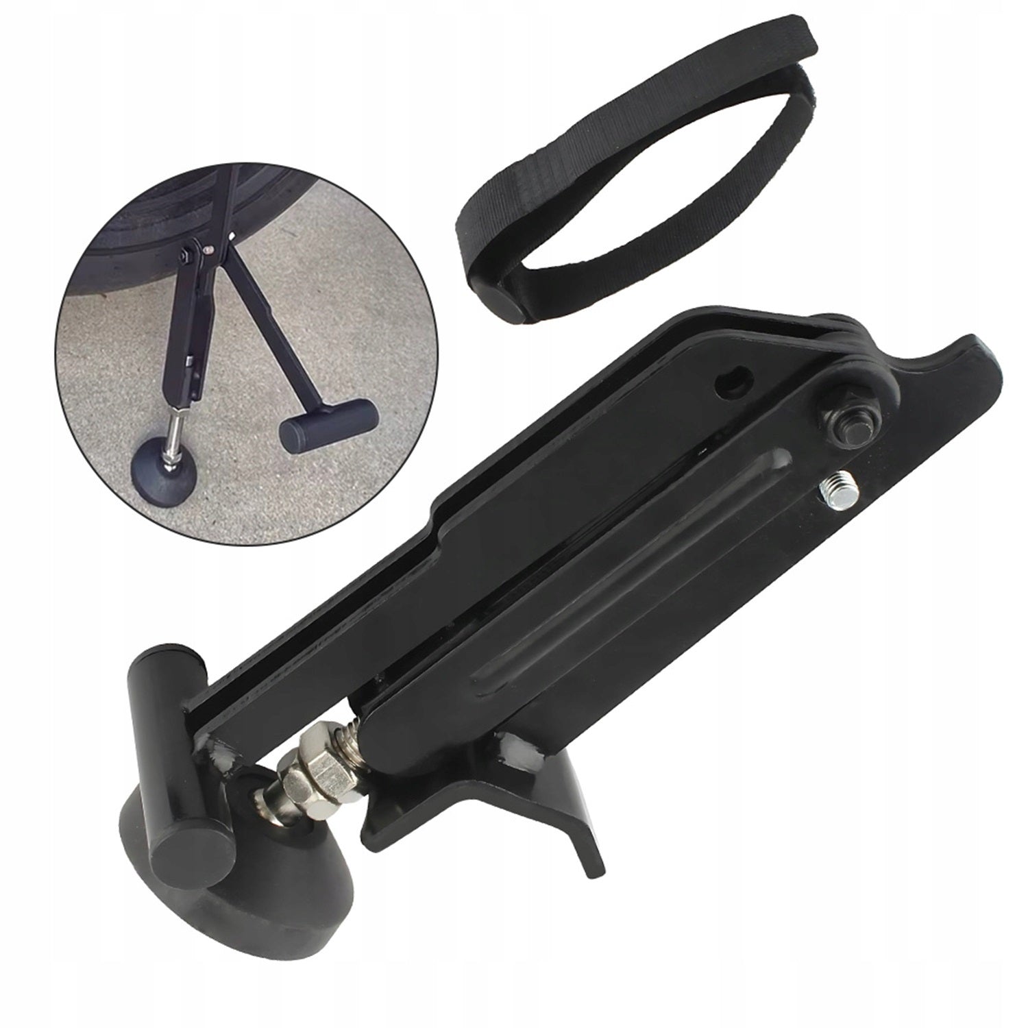 MOBILE MOTORCYCLE LIFT FOR TIRE MAINTENANCE ADJUSTABLE Manufacturer no brand