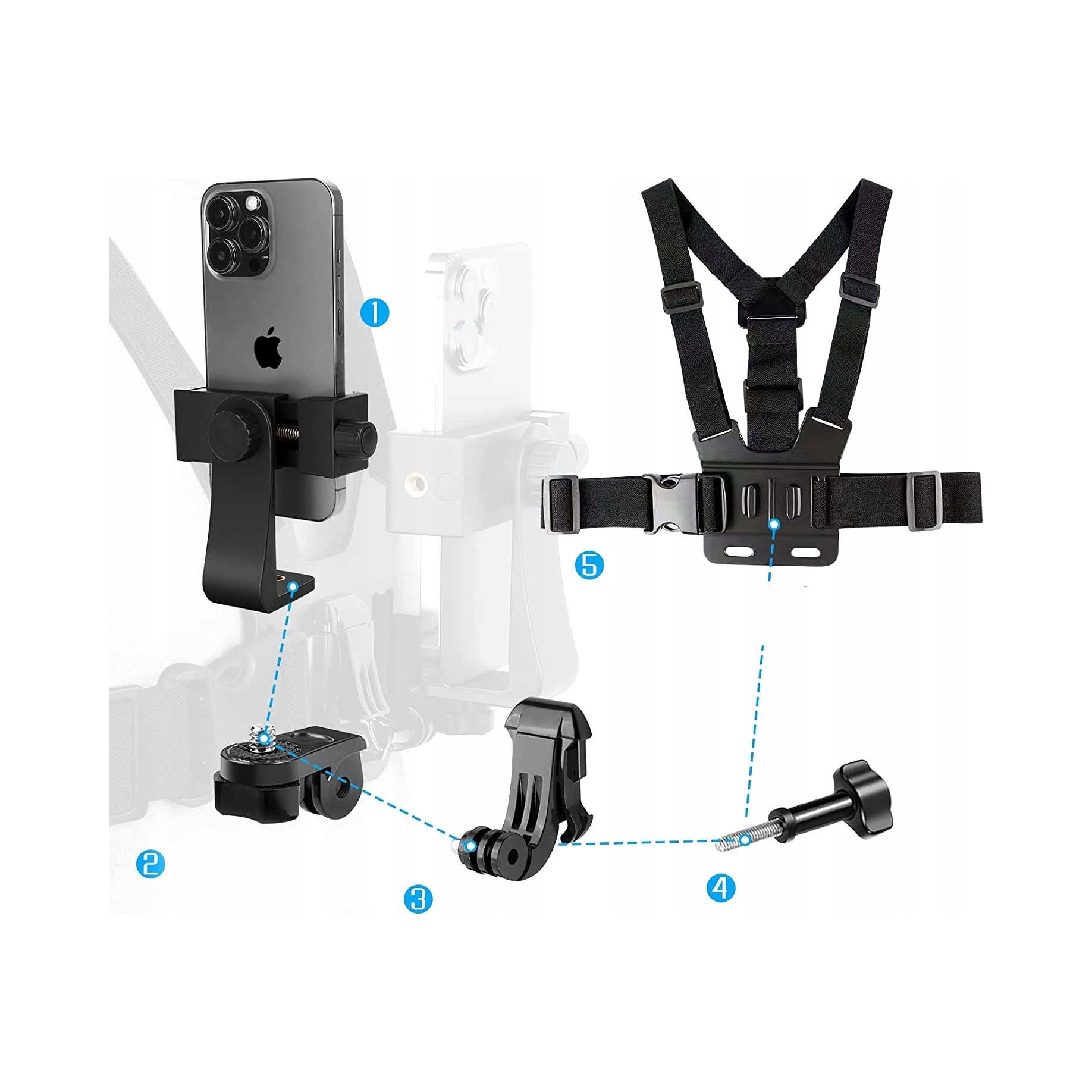 MOBILE PHONE CHEST STRAP HOLDER Brand Sunnylife
