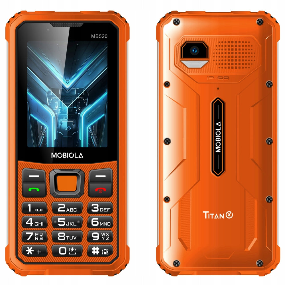 MOBILE PHONE FOR CONSTRUCTION WATERPROOF DUST AND DUST RESISTANT + POWERBANK Simlock no simlock