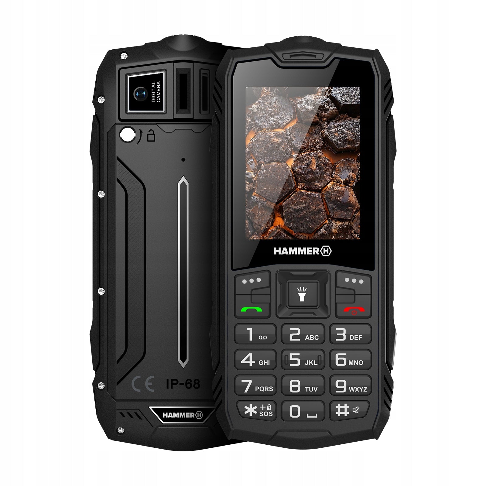 MOBILE PHONE HAMMER ROCK LTE WATERPROOF AGAINST DUST AND DUST FOR WORK STRONG