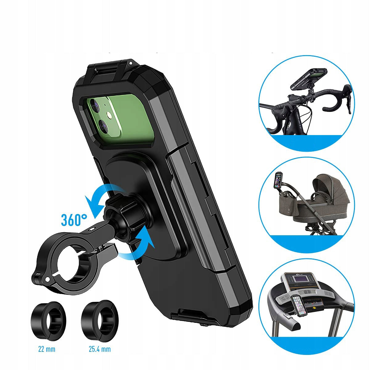 MOBILE PHONE HOLDER, WATERPROOF BICYCLE BAG FOR SMARTPHONES For multipurpose