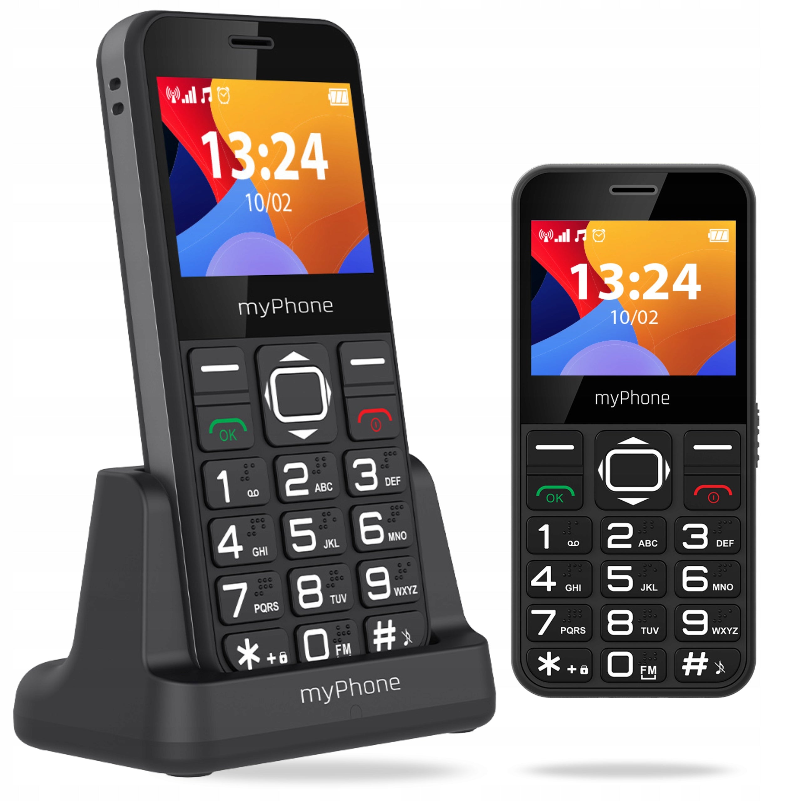MOBILE PHONE MYPHONE HALO 3 2G WITH KEYBOARD FOR SENIOR SAUCE WITH STATION Charger included no