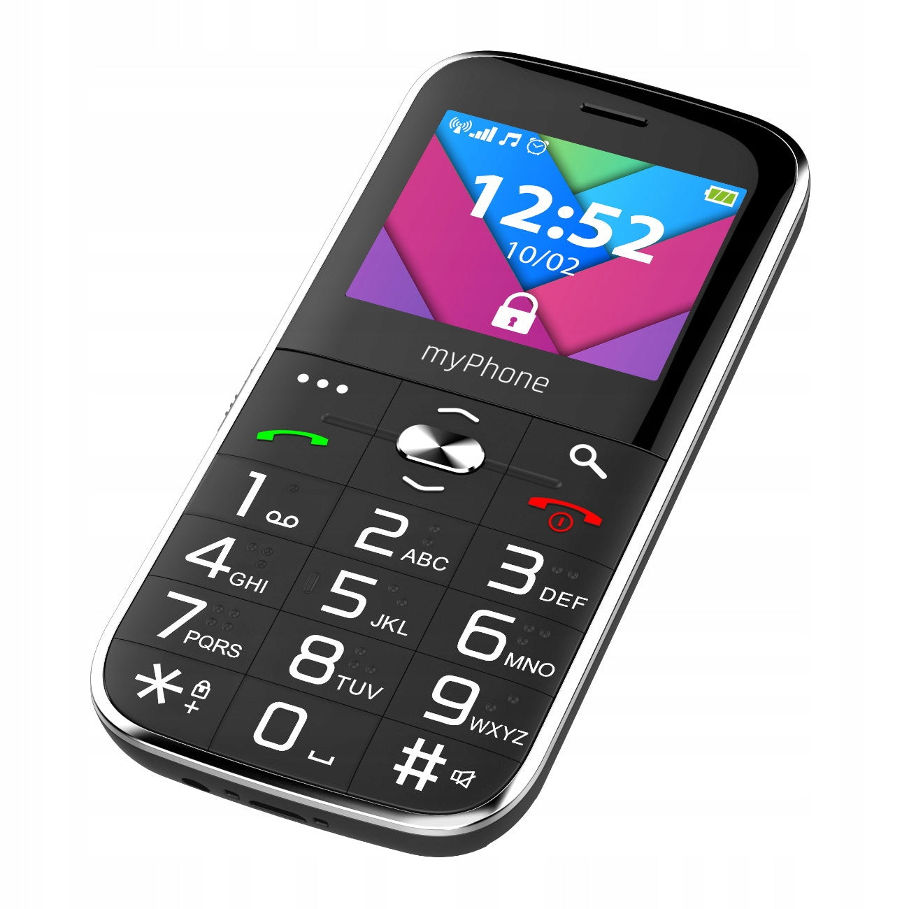 MOBILE PHONE MYPHONE HALO C FOR SENIOR SIMPLE WITH KEYBOARD LOUD Headphones included no