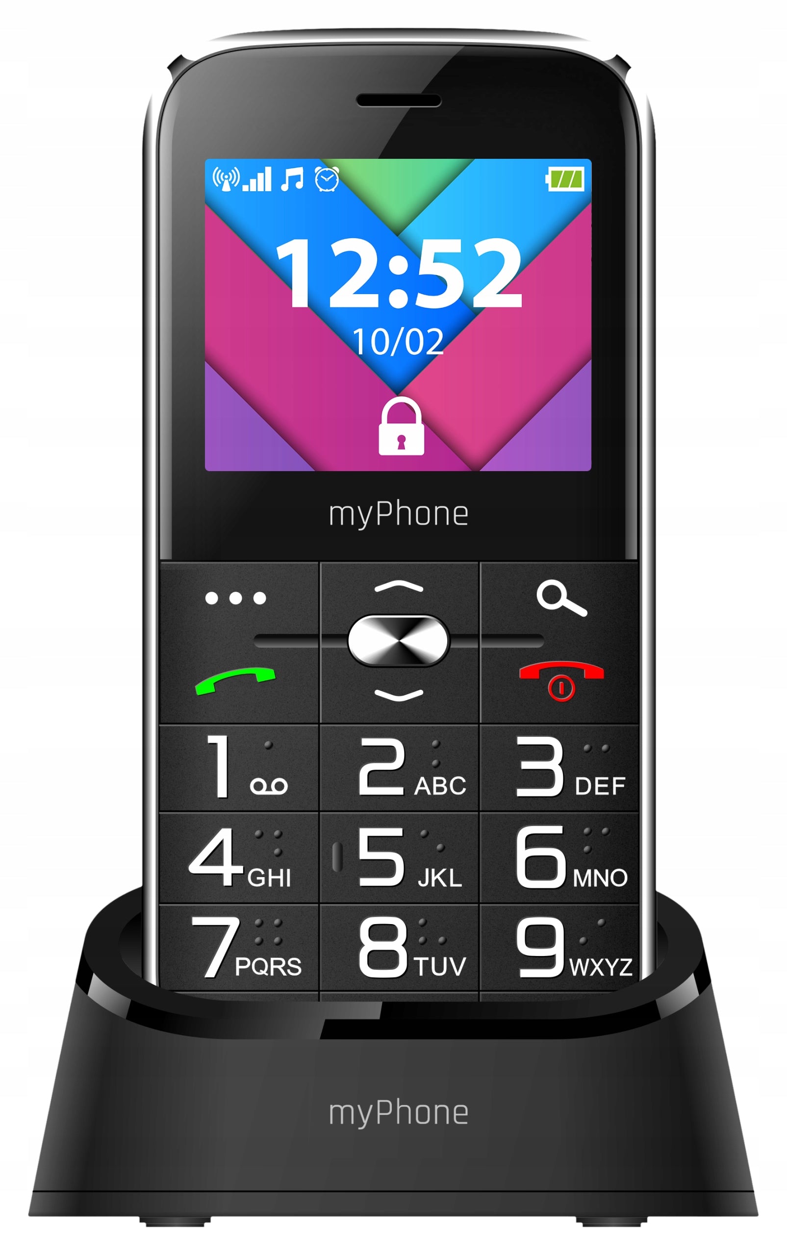 MOBILE PHONE MYPHONE HALO C FOR SENIOR SIMPLE WITH KEYBOARD LOUD
