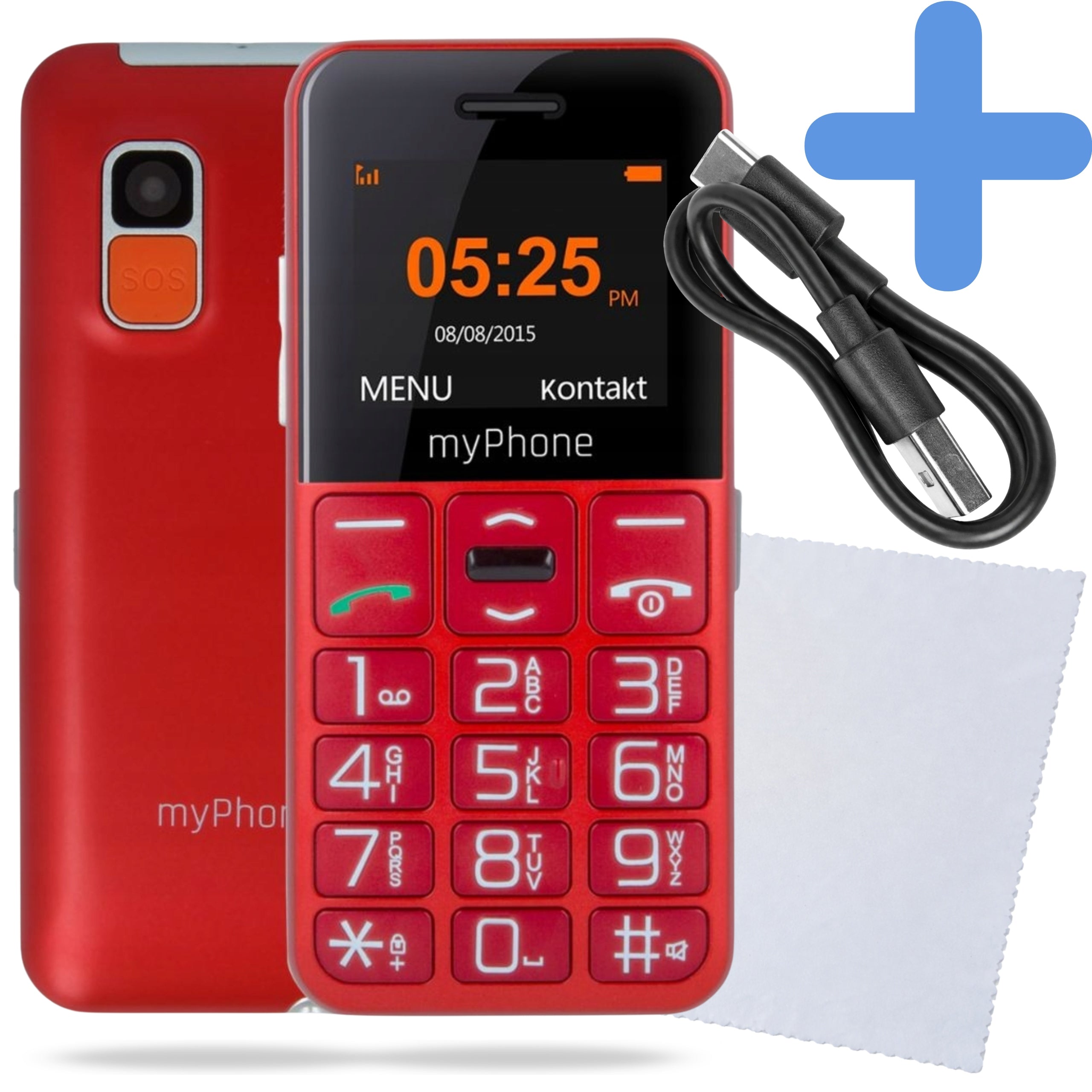 MOBILE PHONE MYPHONE HALO EASY FOR SENIORS WITH KEYBOARD SAUCE LOUD