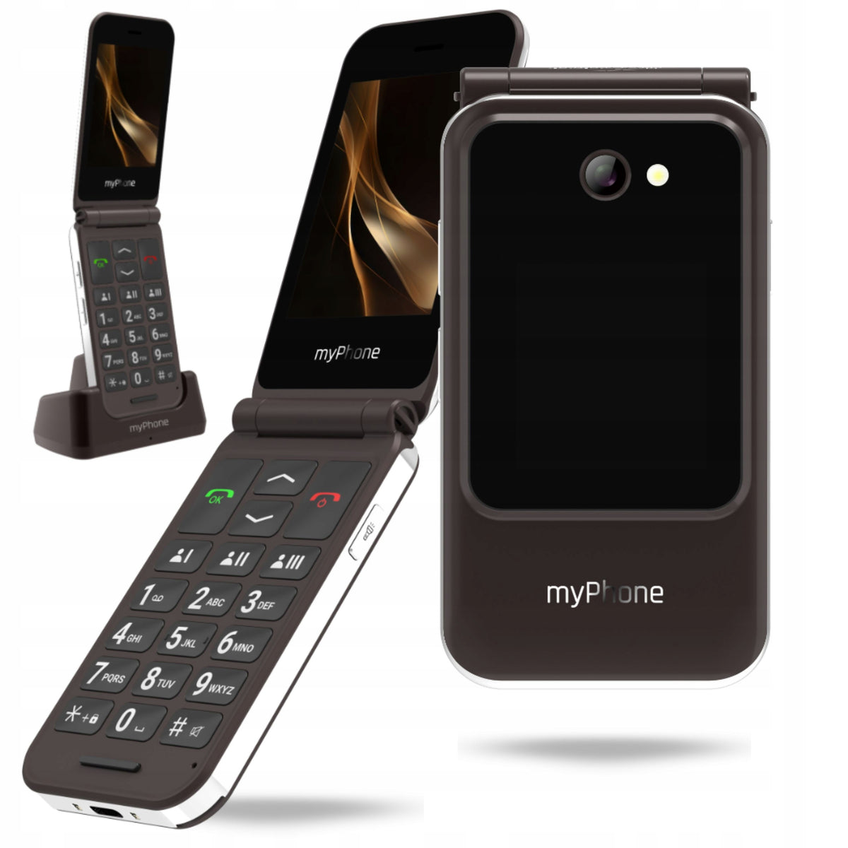 MOBILE PHONE MYPHONE HARMONY LTE PRALINE COLLECTION WITH FLAP STATION SAUCE