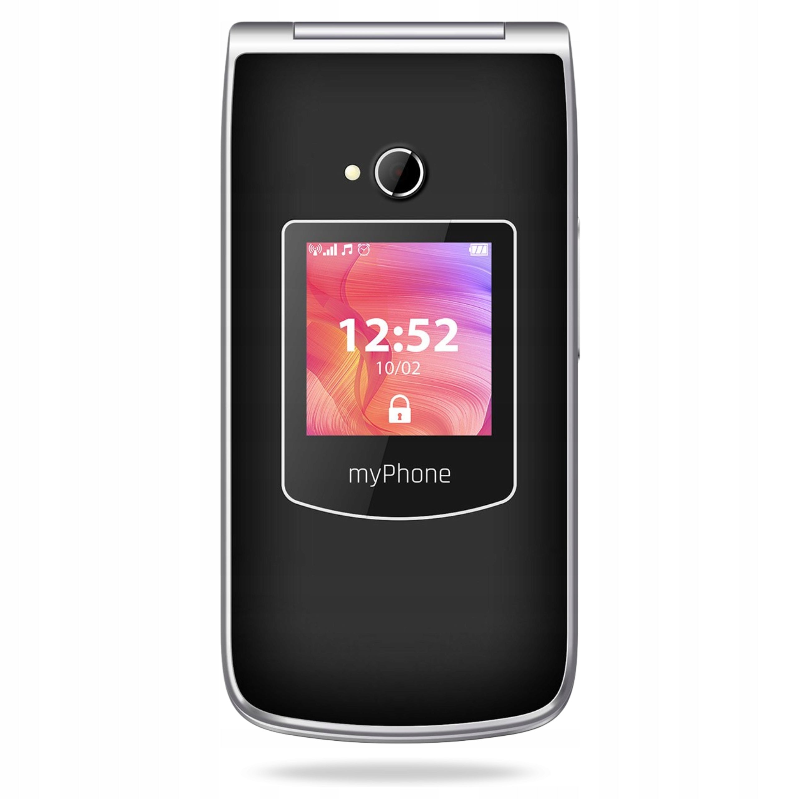 MOBILE PHONE MYPHONE RUMBA 2 WITH FLAP AND KEYBOARD FOR SENIOR + BASE Headphones included no