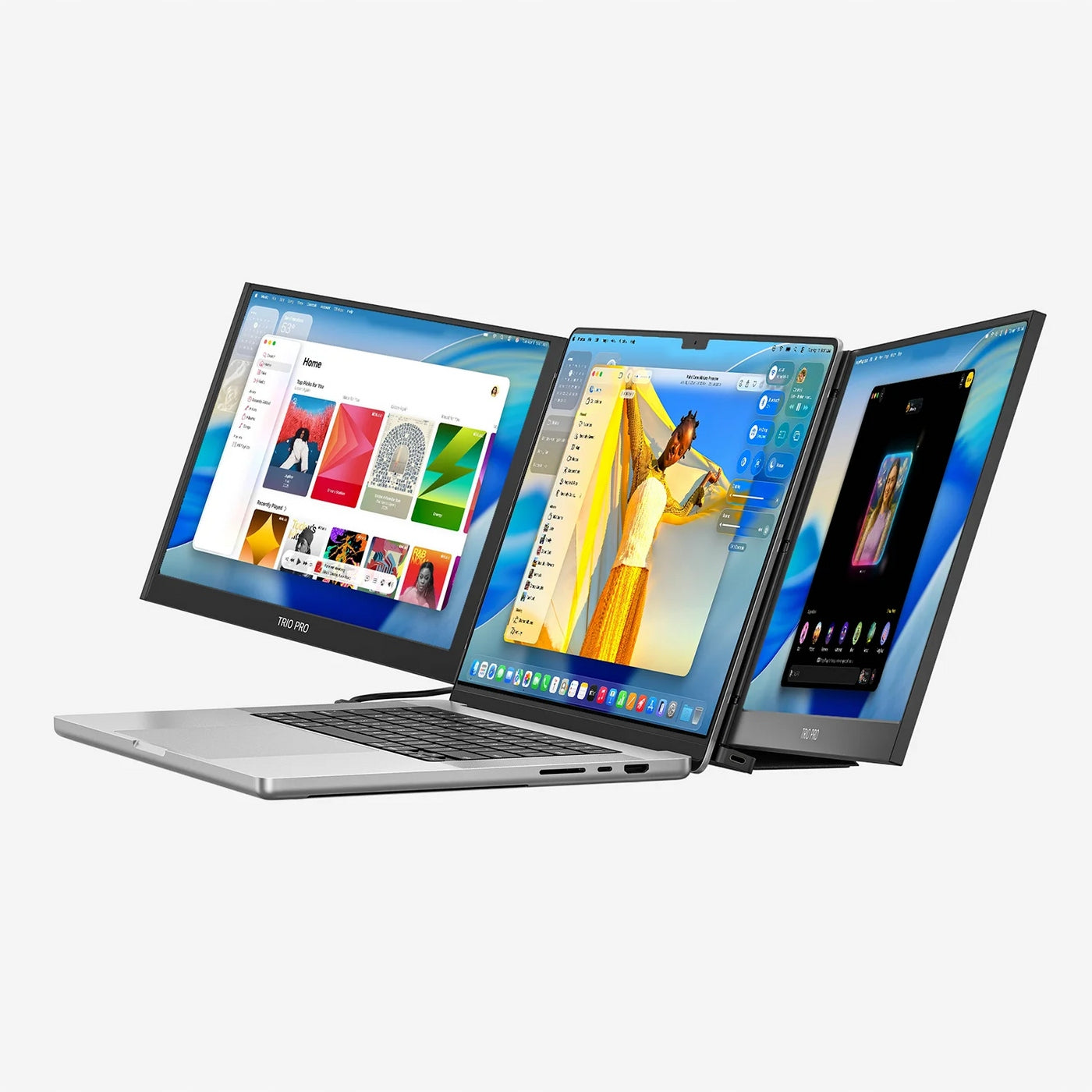 MOBILE PIXELS Monitor for Trio 3 Pro Laptop Set of Two Screens 14.1" IPS Brand no brand