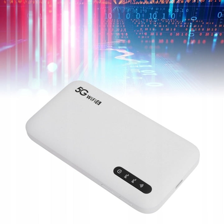 MOBILE PORTABLE ROUTER MODEM 5G SIM WIFI WITH 6100MAH BATTERY Manufacturer code MU5001