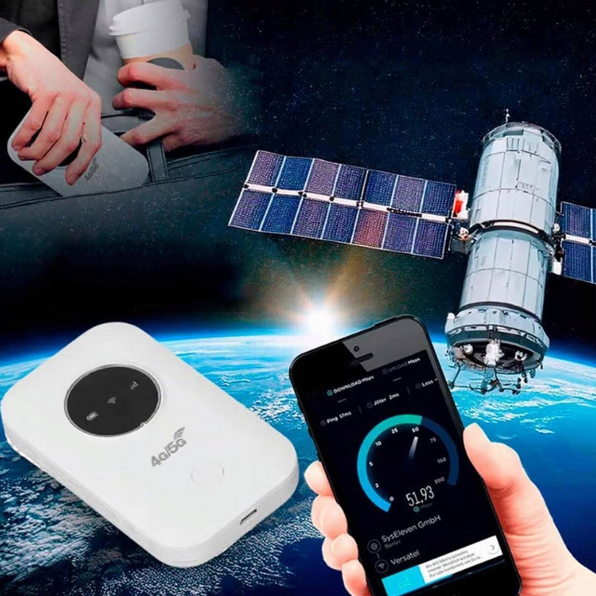 MOBILE SIM ROUTER without simlock 4G LTE 2,4GHZ wi-fi up to 10 devices Packaging status original