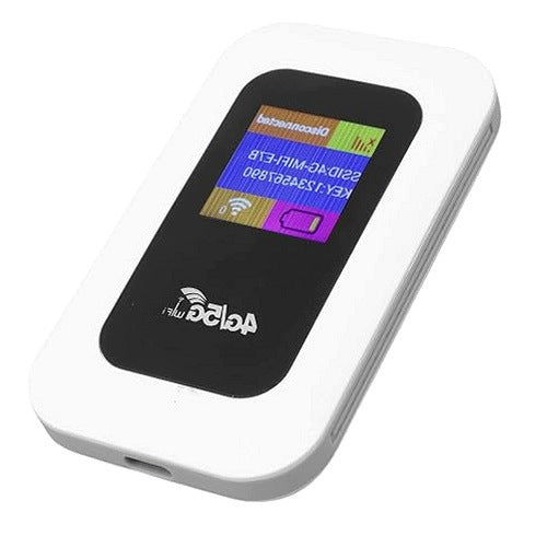 MOBILE WIFI ROUTER 5G HOTSPOT 300MBPS 10 DEVICES FOR STEEL TRAVEL