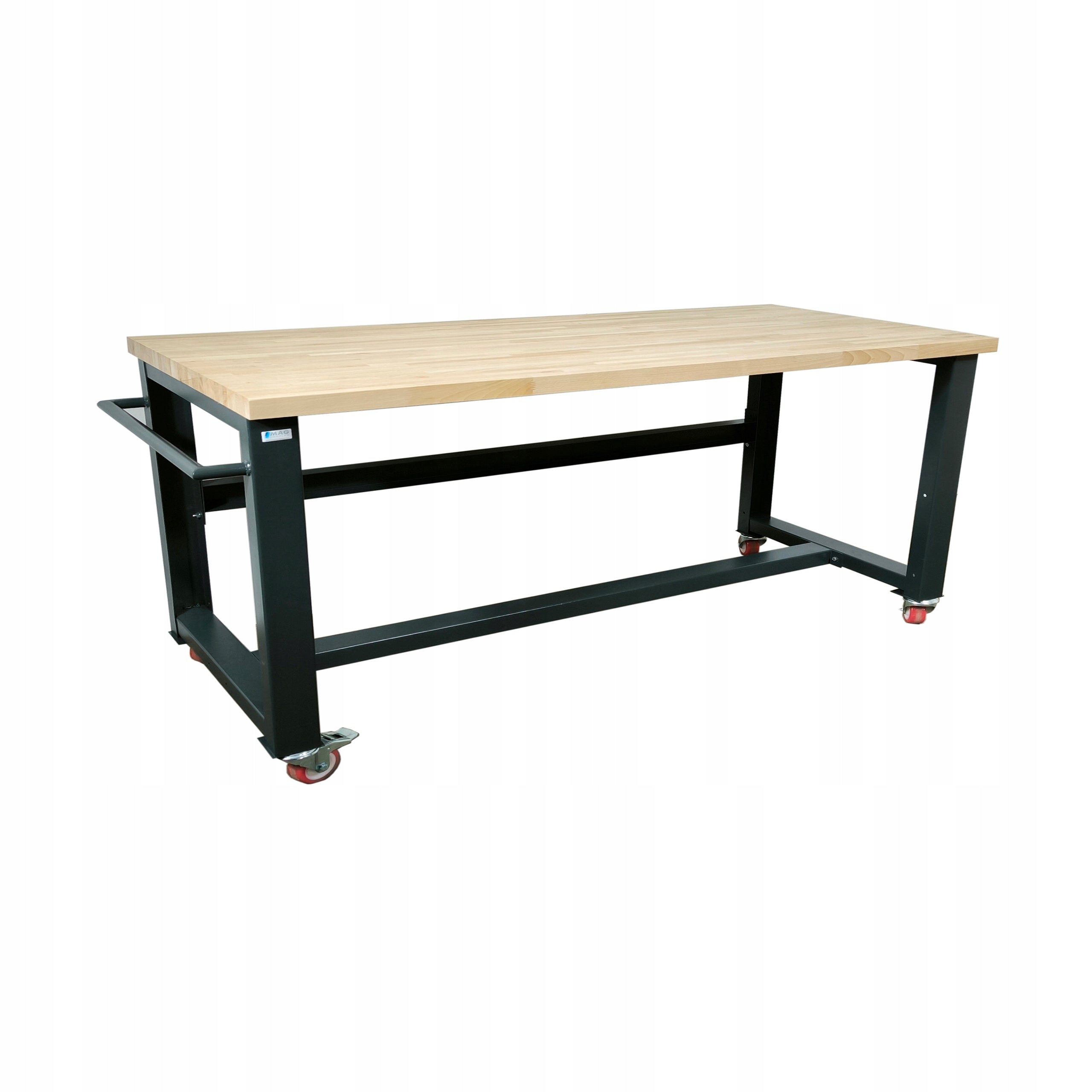 MOBILE WORKBENCH ON WHEELS METAL GARAGE 210X68X83CM P-2102