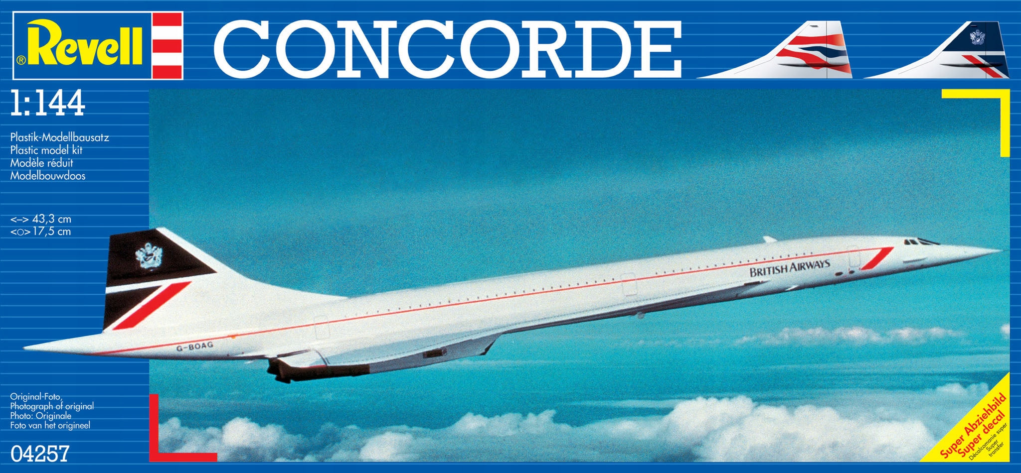Konstrukteur Revell - Concorde British Airways, 1/144, 04257 