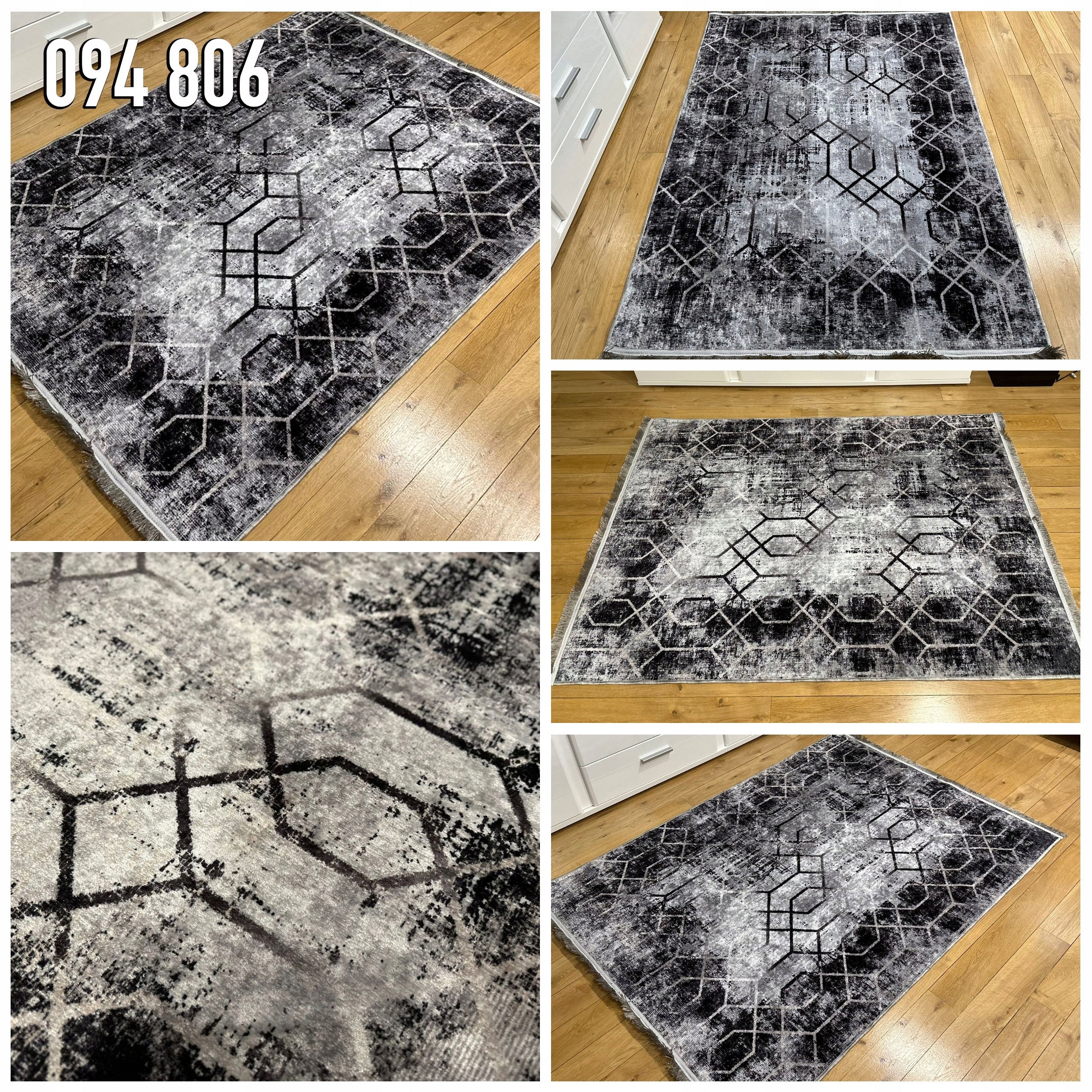 MODERN ANTI-SLIP CARPET 200x300 LOFT FASHIONABLE PATTERNS AND COLORS Manufacturer code PRINT 200x300