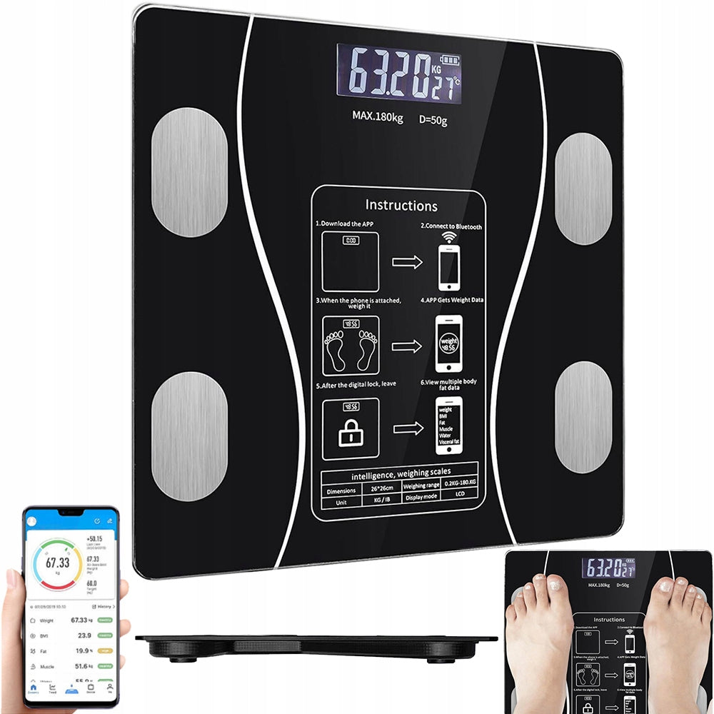MODERN BLUETOOTH ANALYTICAL SCALE FAST READING HIGH PREMIUM QUALITY Packaging status original