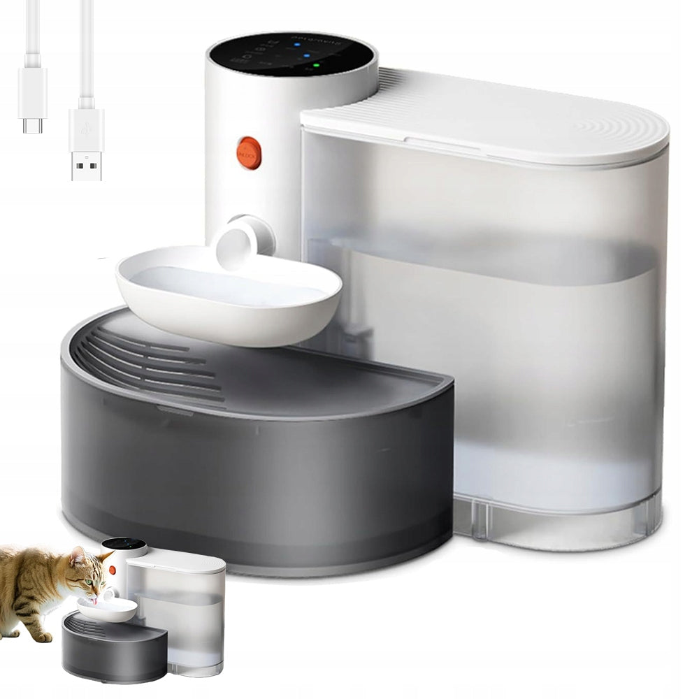 MODERN CAT DRINKER WIRELESS 3L QUIET AUTOMATIC WHITE
