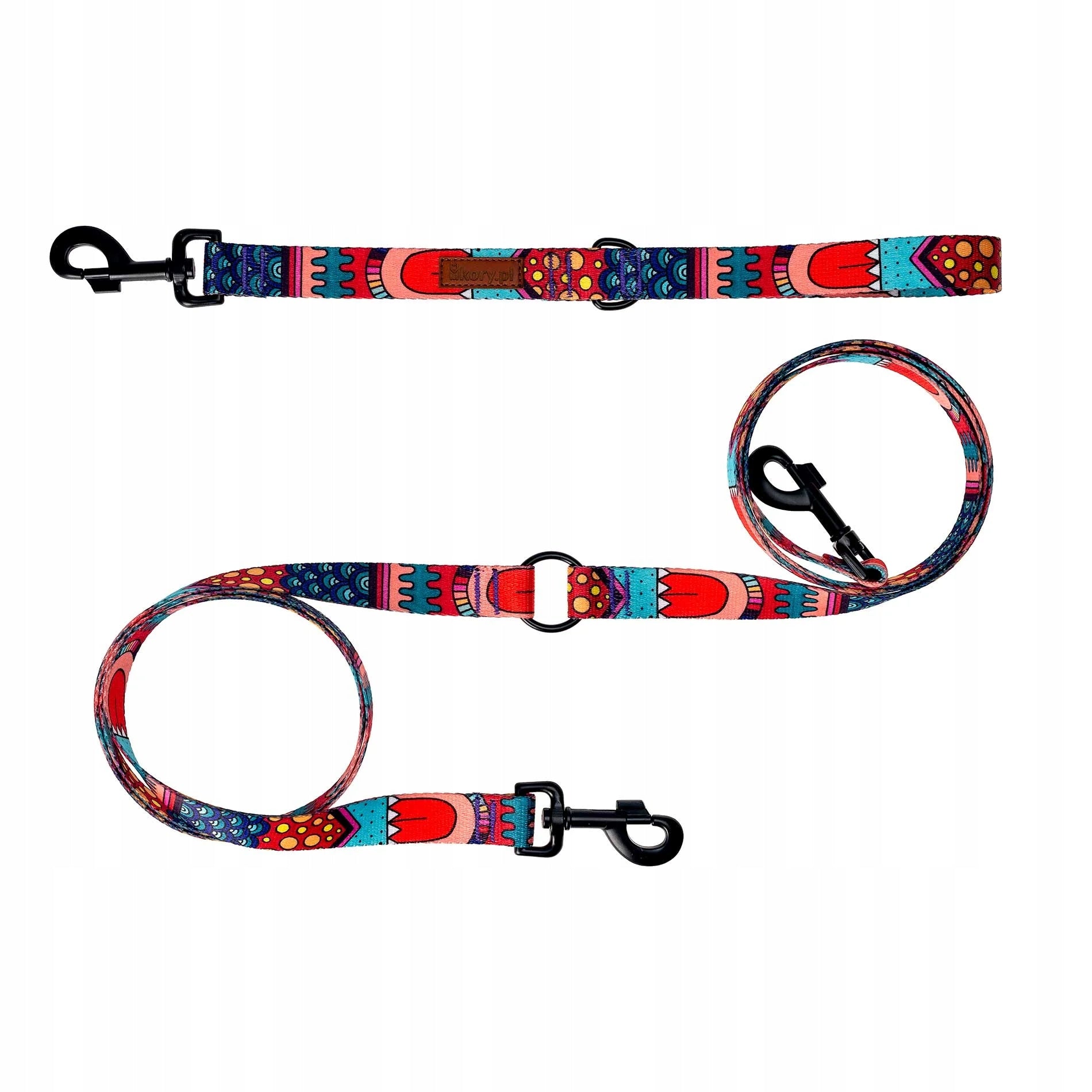 MODERN DOUBLE BINDER for large dogs CONNECTOR 1,78 m tape 2,5 cm Ukory PATTERN EAN (GTIN) 5905999410951