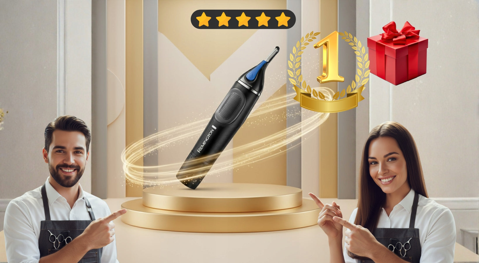 MODERN EYEBROW NOSE TRIMMER NOSE HAIR CLIPPER SET 4 IN 1 EAN (GTIN) 8804657315492