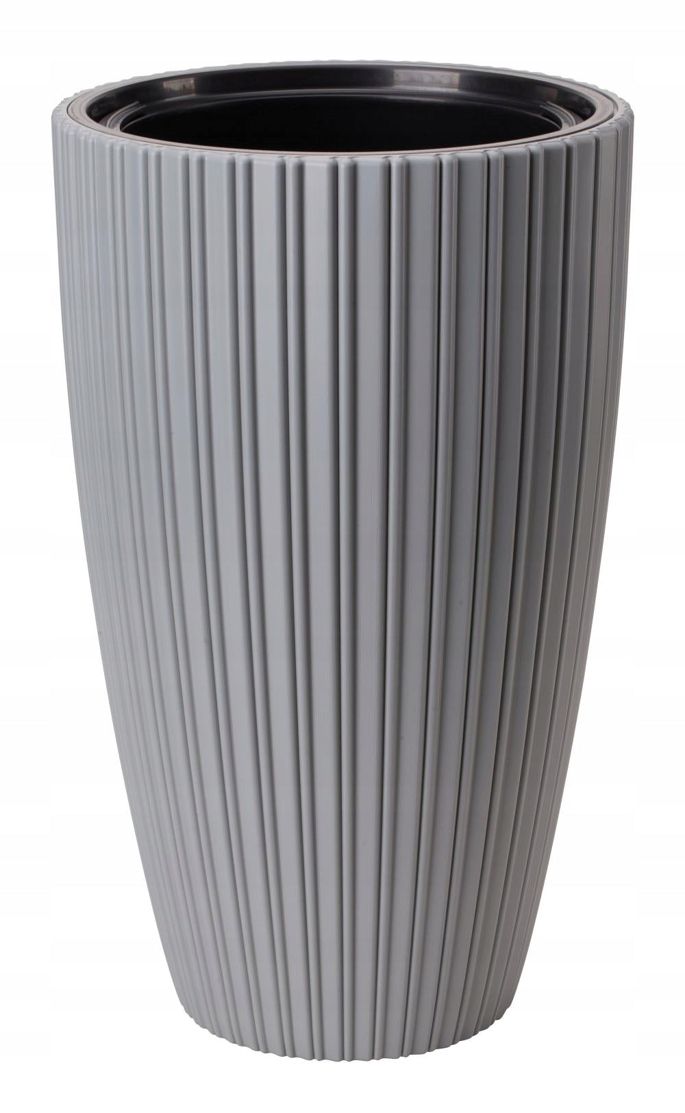 MODERN | PLANTER HIGH MICA SLIM FI 30 H 48 | PLATINUM | HOUSE GARDEN TARA