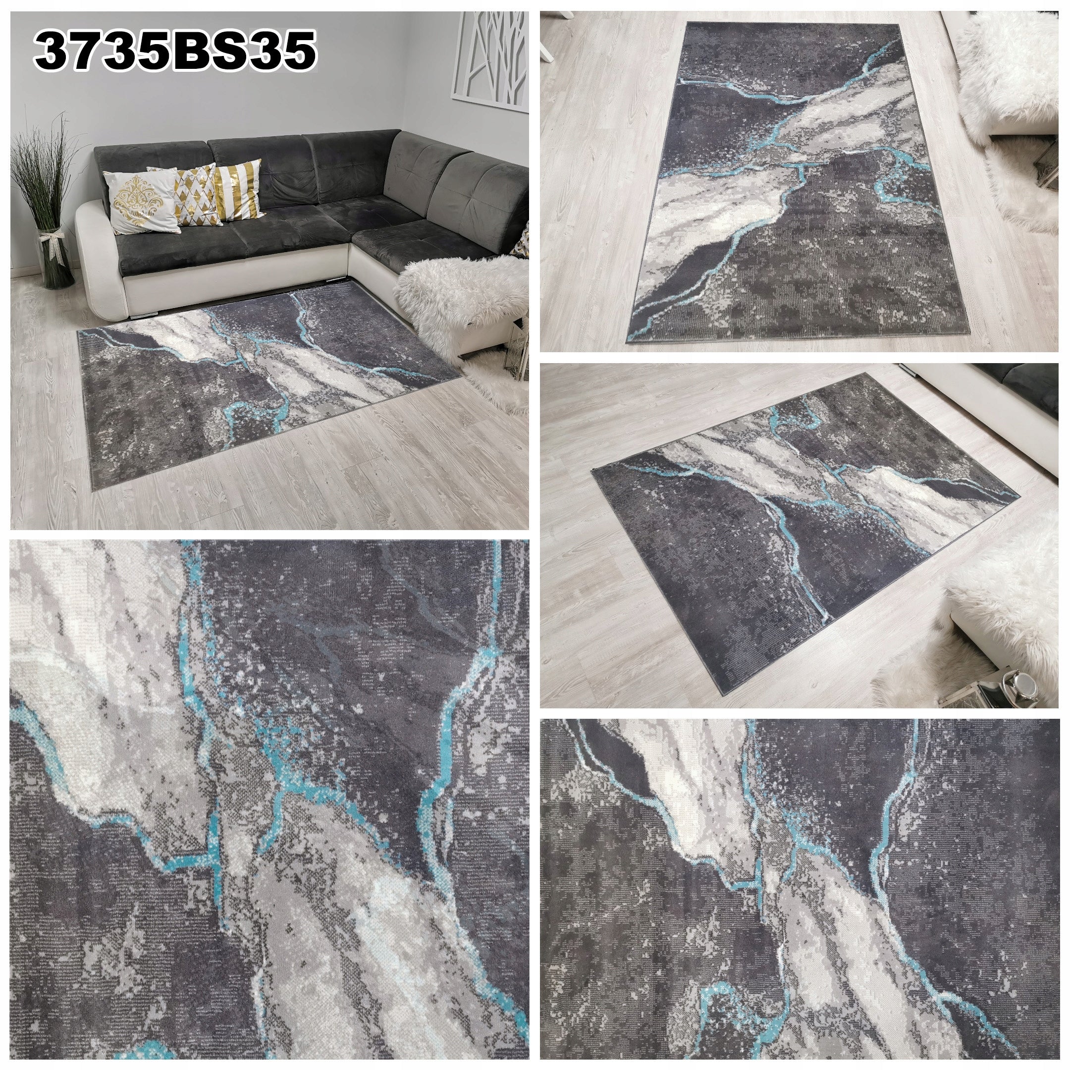 MODERN RUG 100X200 SOFT FASHIONABLE MIX Kind with short hair