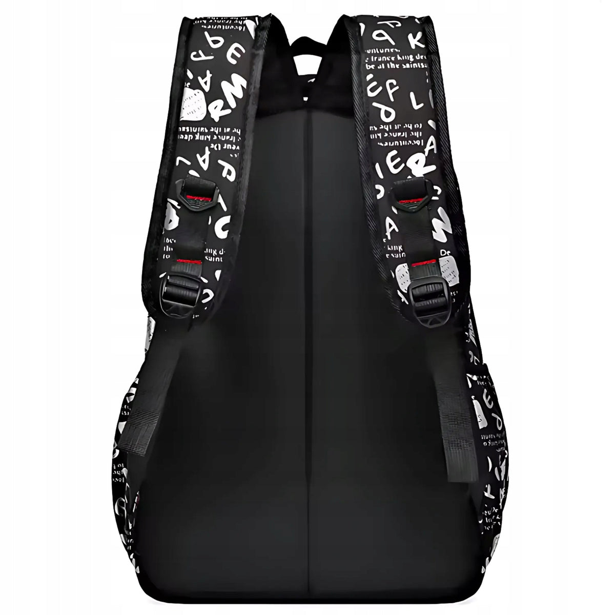MODERN SCHOOL BACKPACK YOUTH METALLIC BLACK METALLIC Brand no brand