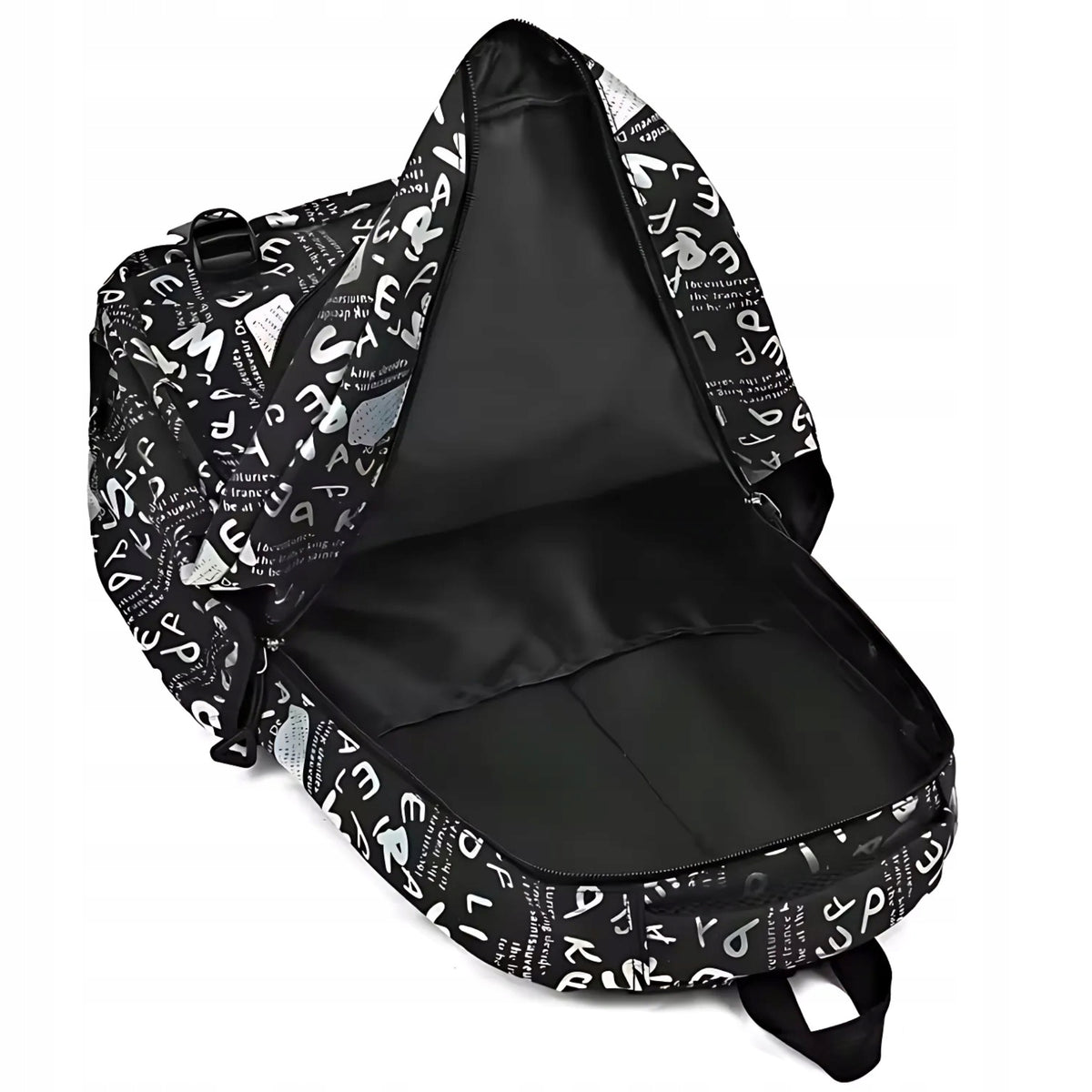 MODERN SCHOOL BACKPACK YOUTH METALLIC BLACK METALLIC