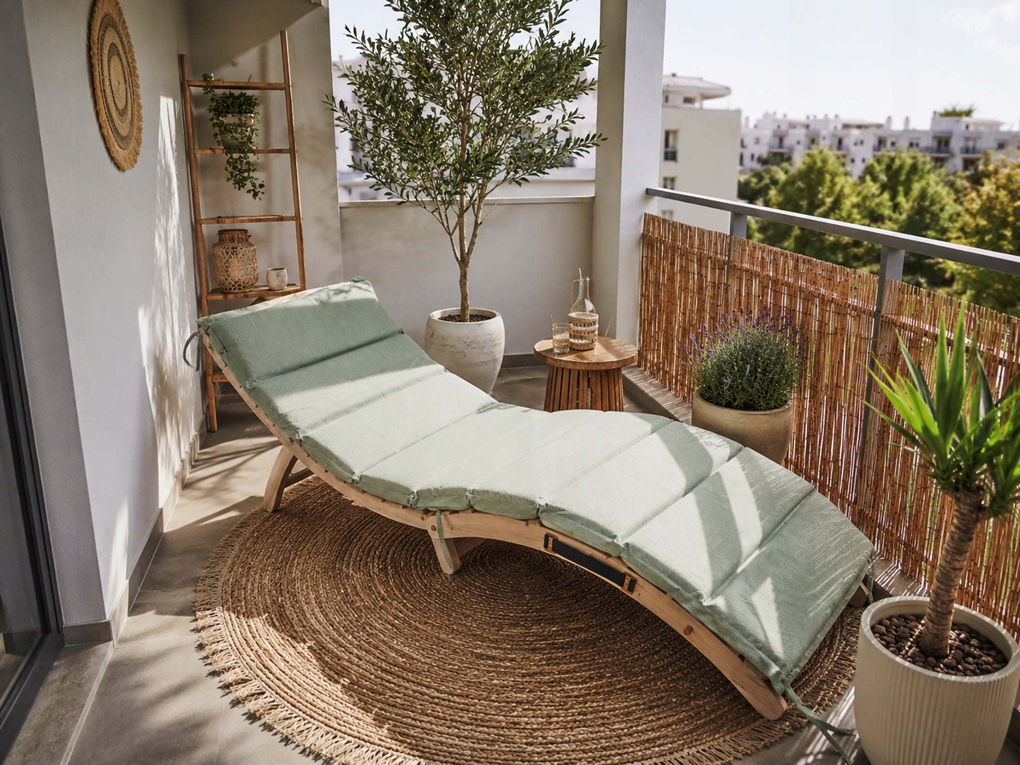 MODERN SUN LOUNGER BEACH CHAIR SWIMMING POOL KASANI ACACIA PREMIUM Frame material wood