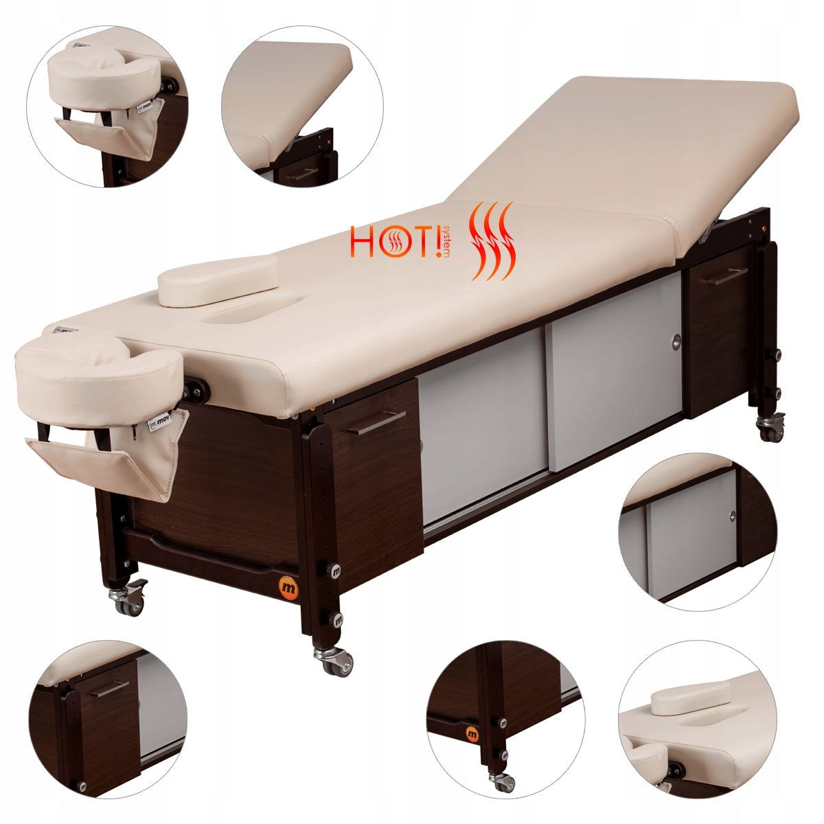 MODERNA P2 K HOT heated massage bed!