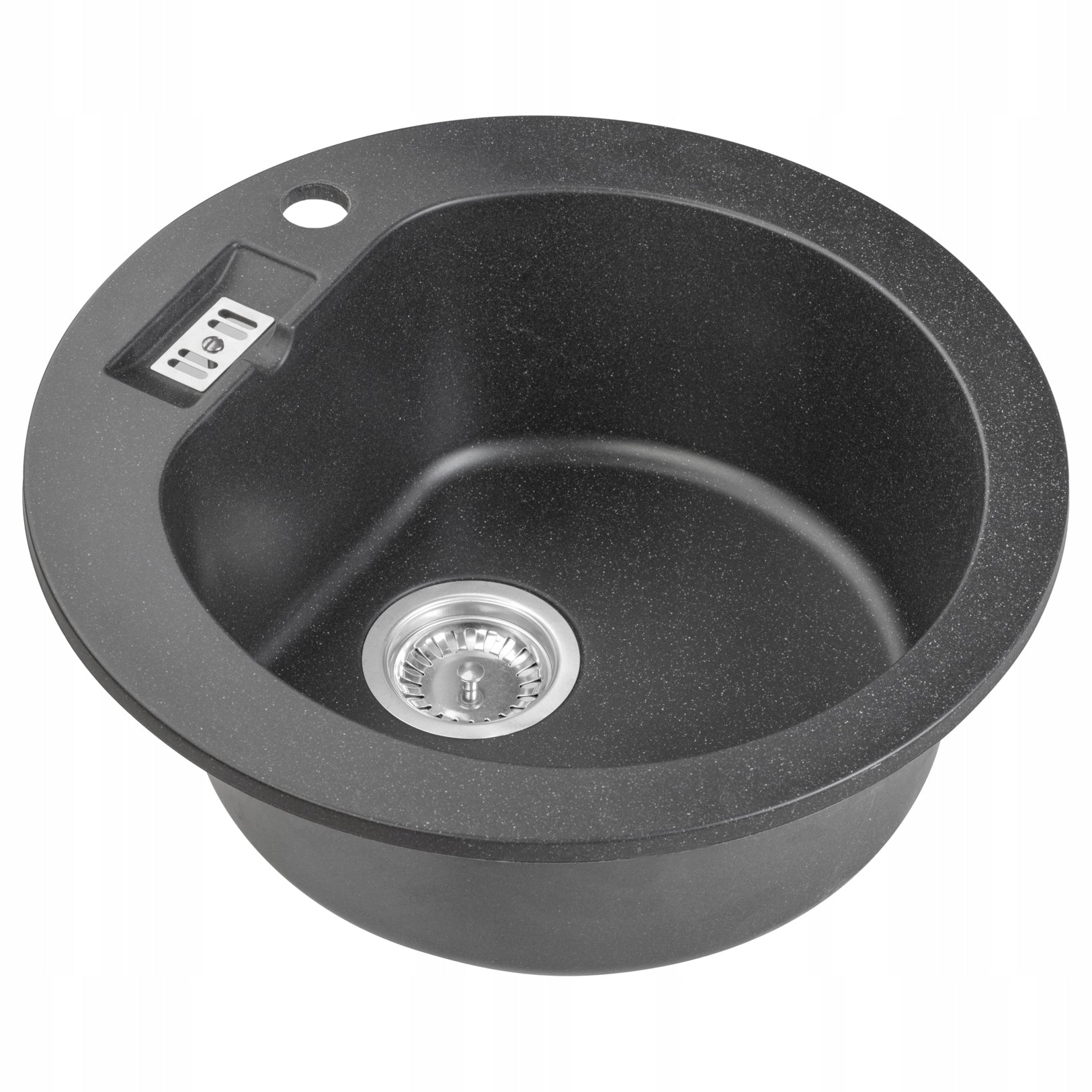 Waschbecken Malibu 10, 513 mm schwarz, Stein 
