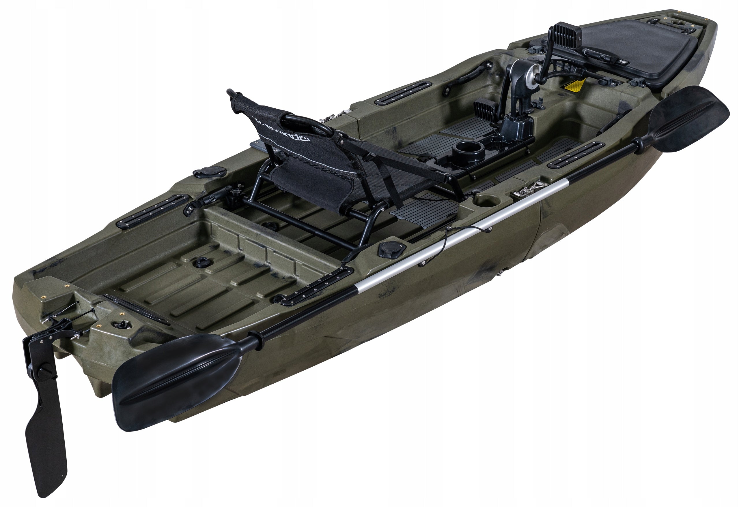 MODULAR FOOT DRIVE FISHING KAYAK 300 CM FOLDING KAYAK 2 MODULES Manufacturer code EV-LSF-KMW1