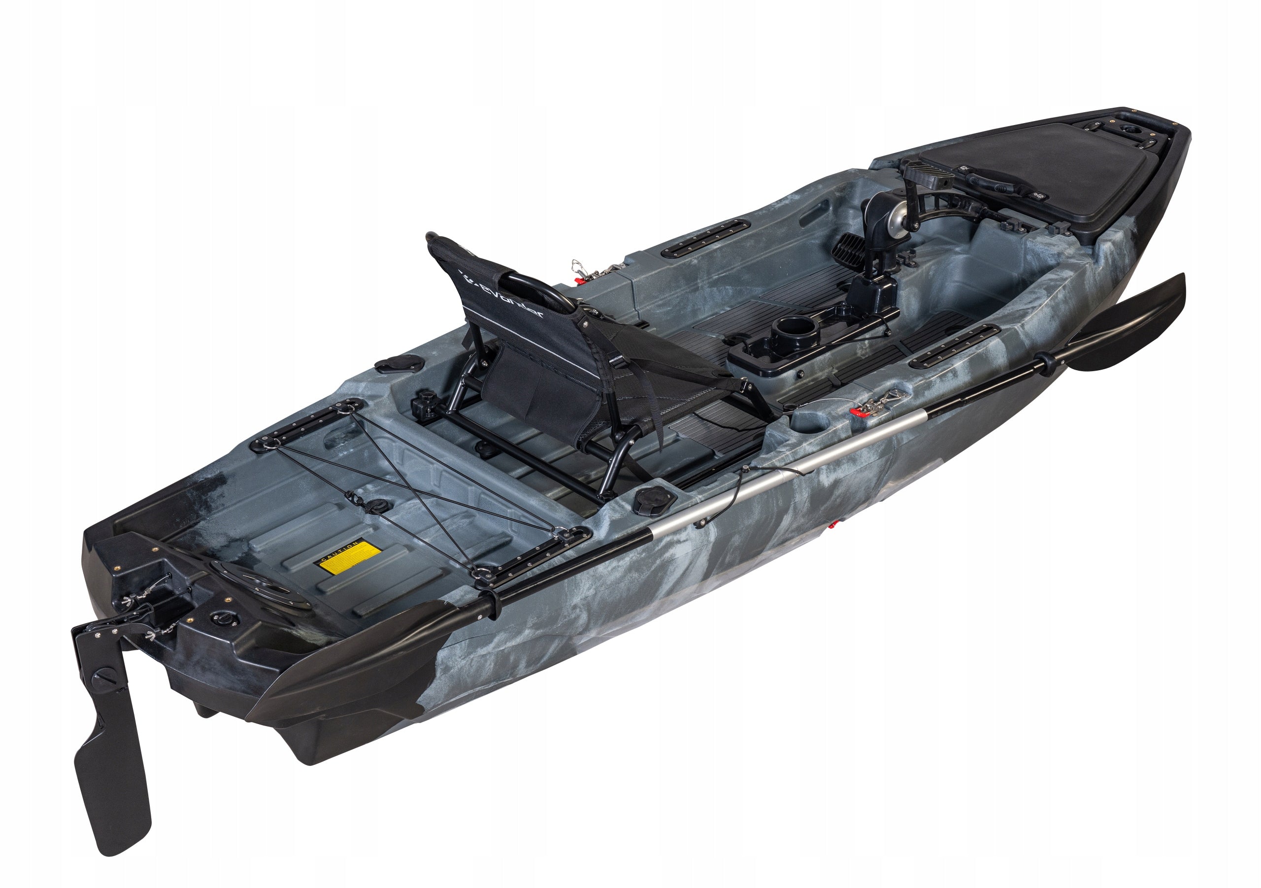 MODULAR FOOT DRIVE FISHING KAYAK 300 CM FOLDING KAYAK 2 MODULES Number of seats 1