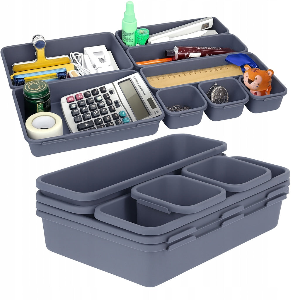 MODULAR ORGANIZER FOR DRAWER CLOSET STORAGE OF SMALL ITEMS 8 EL Brand Pronett
