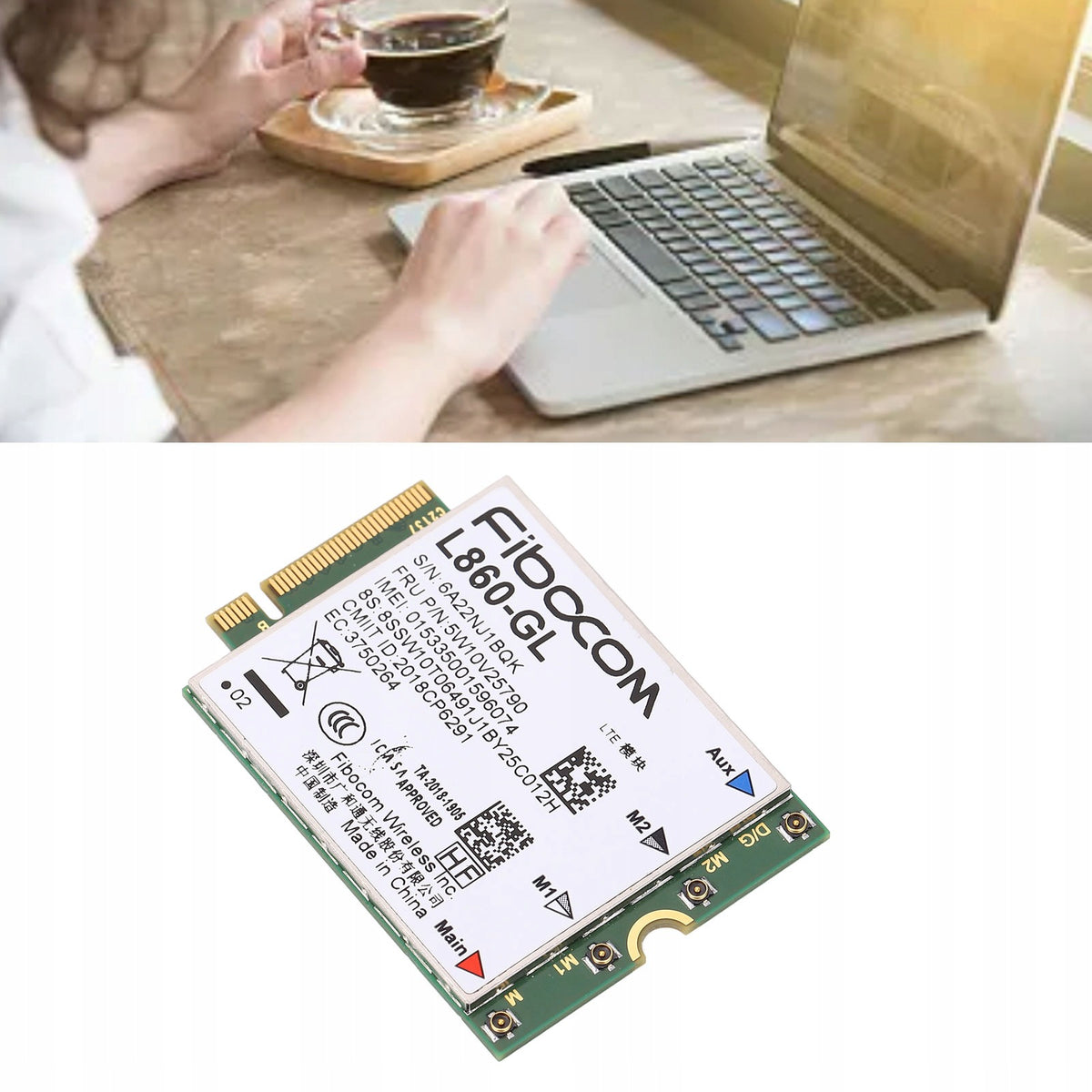 MODULE CARD 4G L860 XMM7560 CHIPSET M.2 ESIM 4G LTE NETWORK CARD Interface M.2