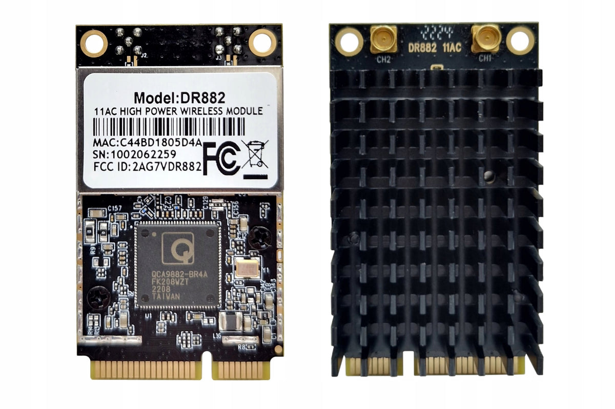 MODULE WiFi CARD DR882 QCA9882 PCIe 5GHz 2x2
