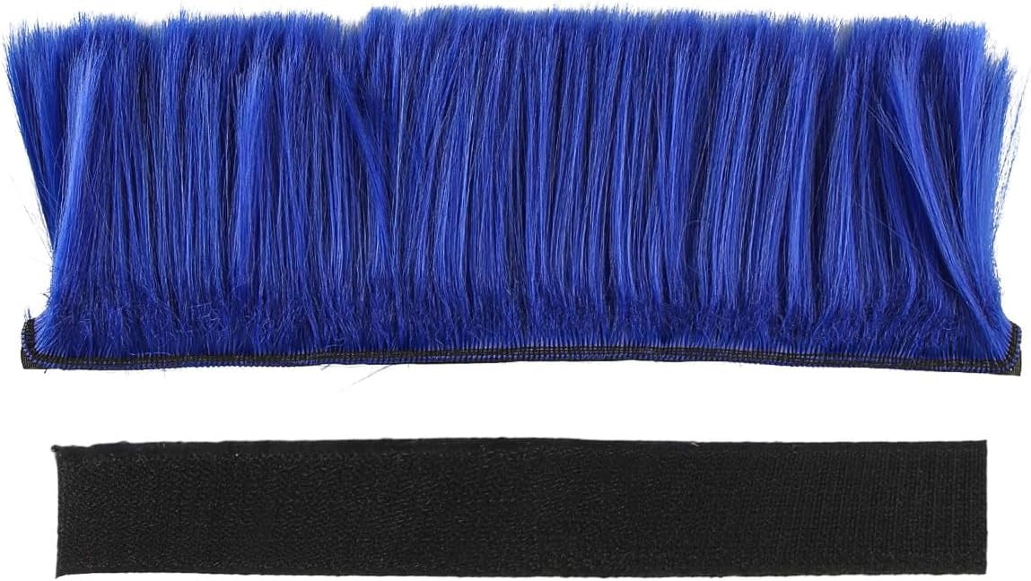 MOHAWK WIG FOR MOTORCYCLE SNOWBOARD HELMET BLUE