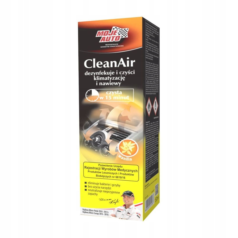 MOJE AUTO AIR FRESHENER POMEGRANATE FOR AIR CONDITIONING VANILLA 19-599 Manufacturer's catalog number 19-599