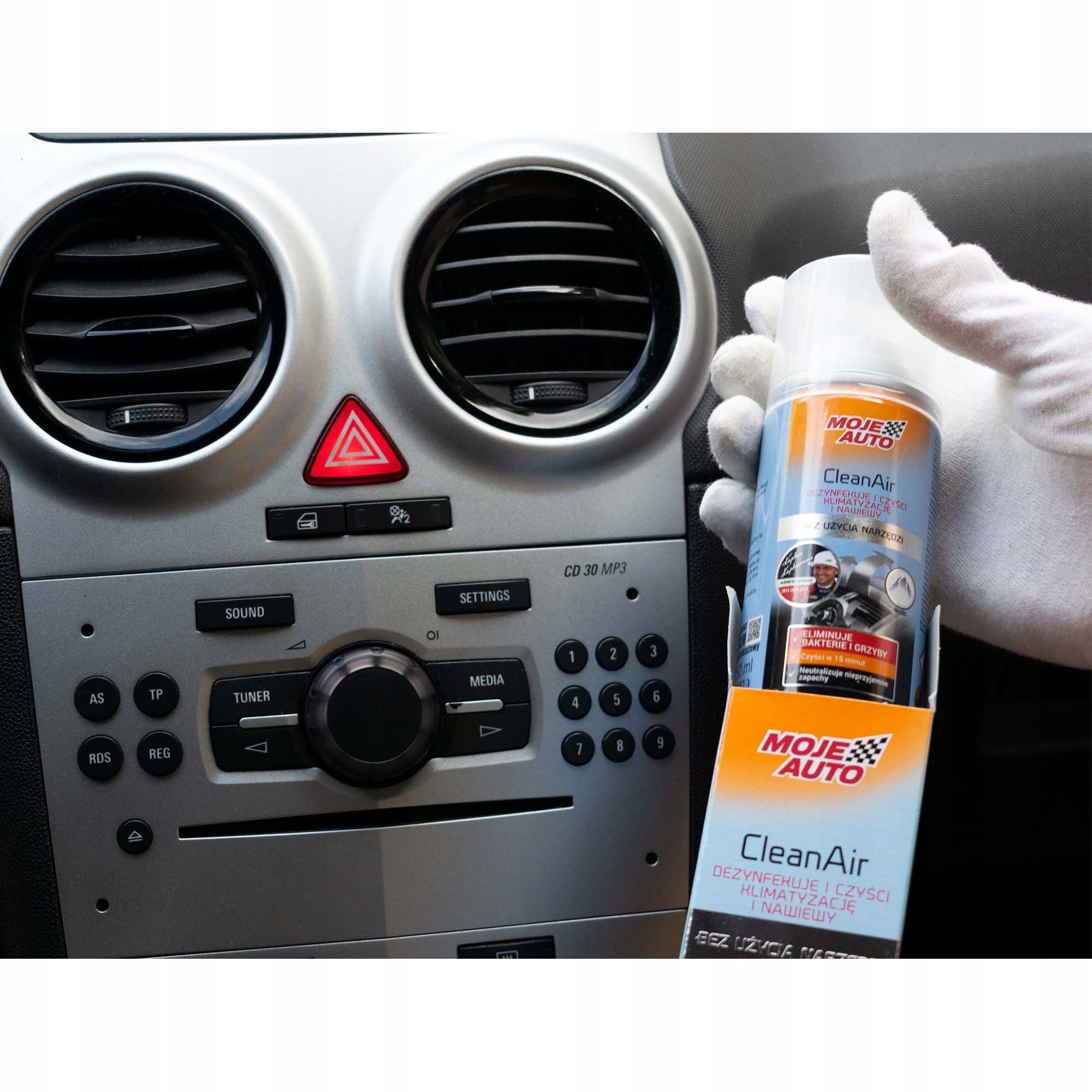 MOJE AUTO SPRAY GARNET CLEANAIR FOR AIR CONDITIONING DISINFECTION 150ml ARCTIC Manufacturer's catalog number 19-583