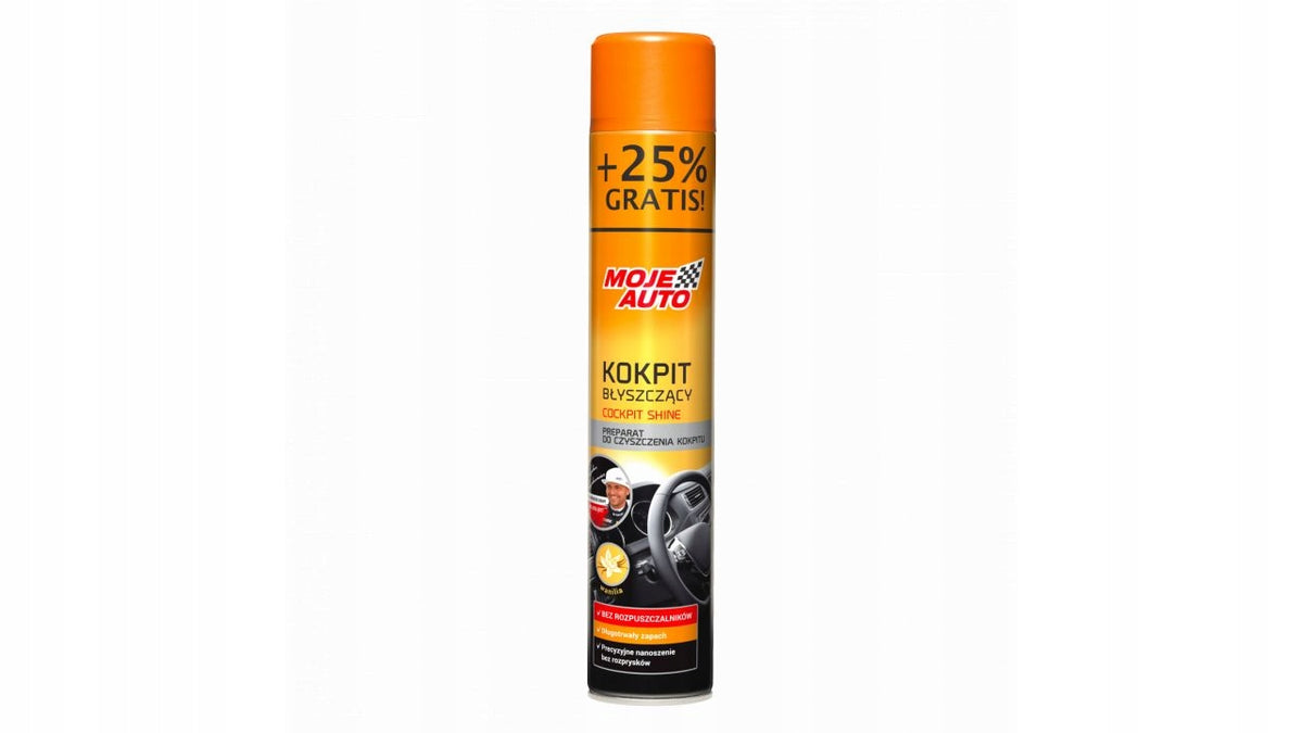 MOJE AUTO VANILLA GLOSSY COCKPIT 750ml PROMO Manufacturer's catalog number 19-009