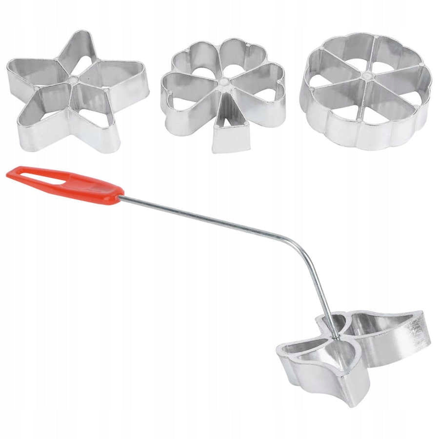 MOLD MOLDS BAKING MOLD FRYING COOKIES ROSETTES 4pcs robot #32 Brand no brand