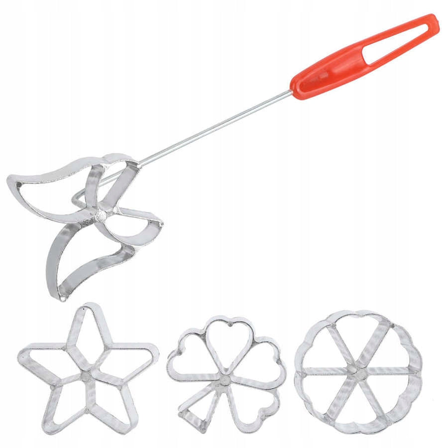 MOLD MOLDS BAKING MOLD FRYING COOKIES ROSETTES 4pcs robot #32 Power rating 99 W