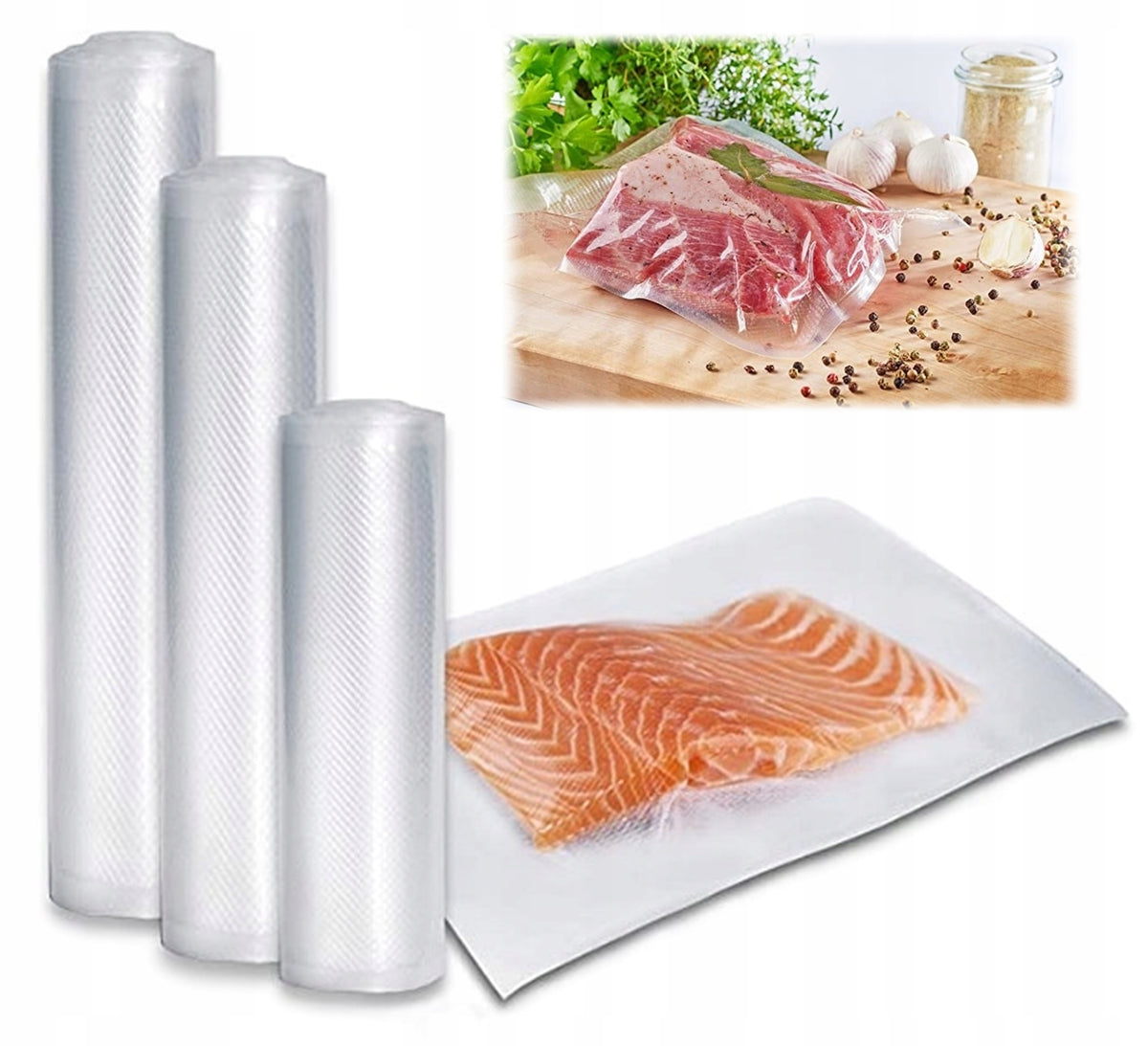 MOLETIZED FILM 25cm ROLL 6m VACUUM PACKAGING